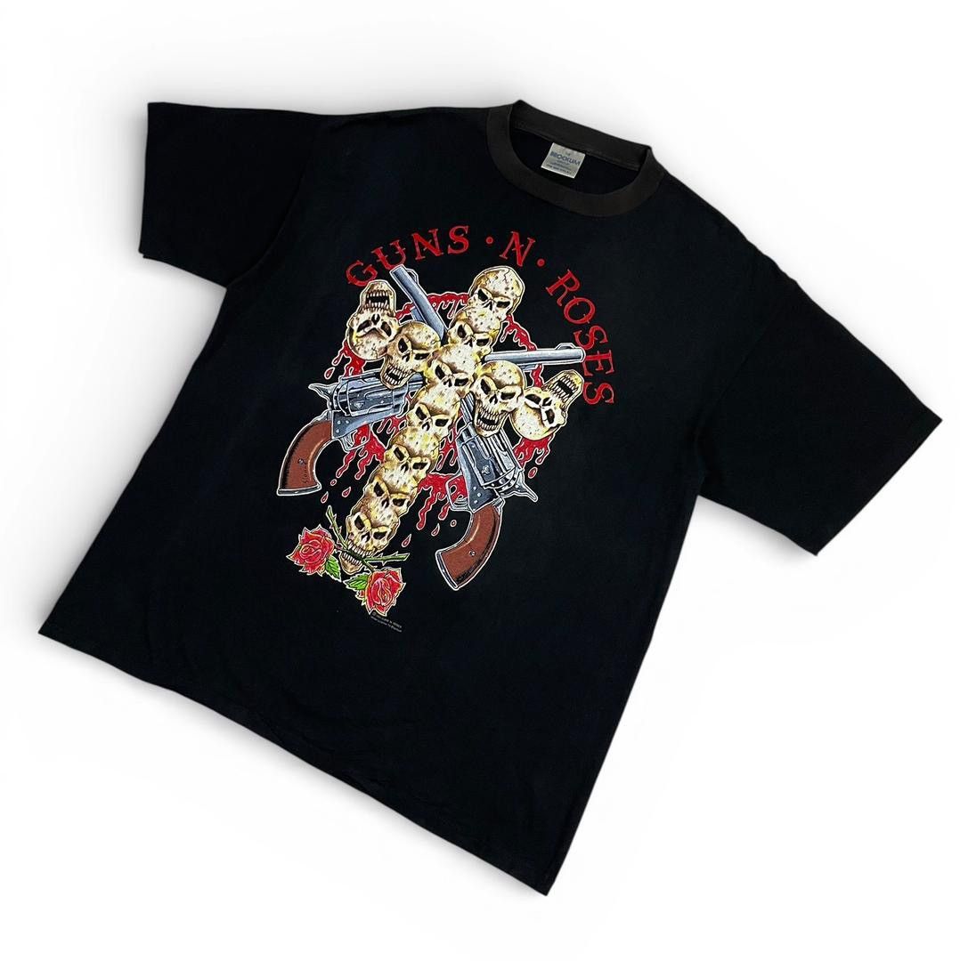 Brockum ‘91 Guns N’ Roses Use Your Illusion Tour T-Shirt–Brockum Tag Size US L / EU 52-54 / 3 - 1 Thumbnail