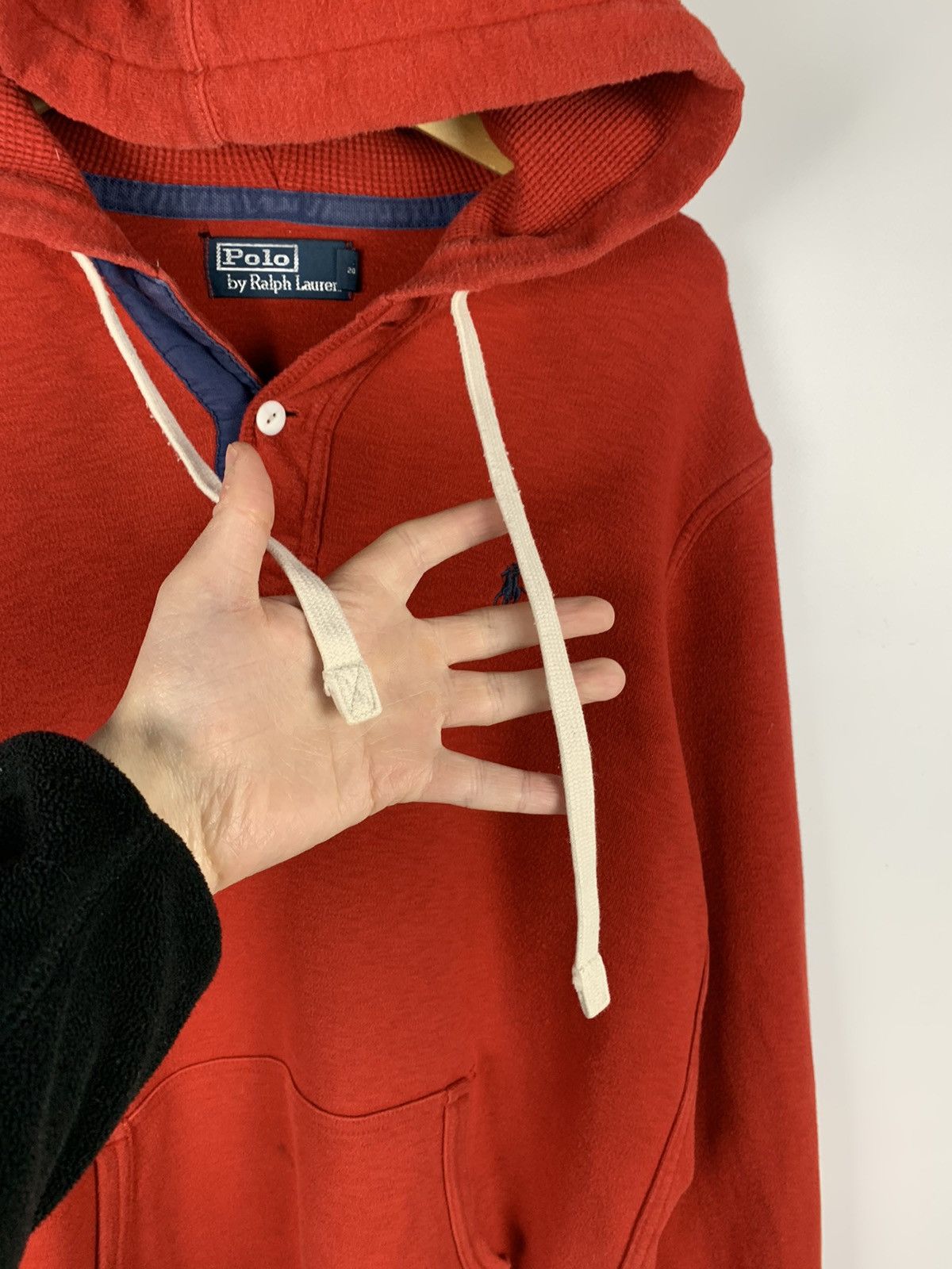 Polo Ralph Lauren Vintage 90’s Polo Ralph Lauren Heavyweight Hoodie Blue Pony Size US S / EU 44-46 / 1 - 4 Thumbnail