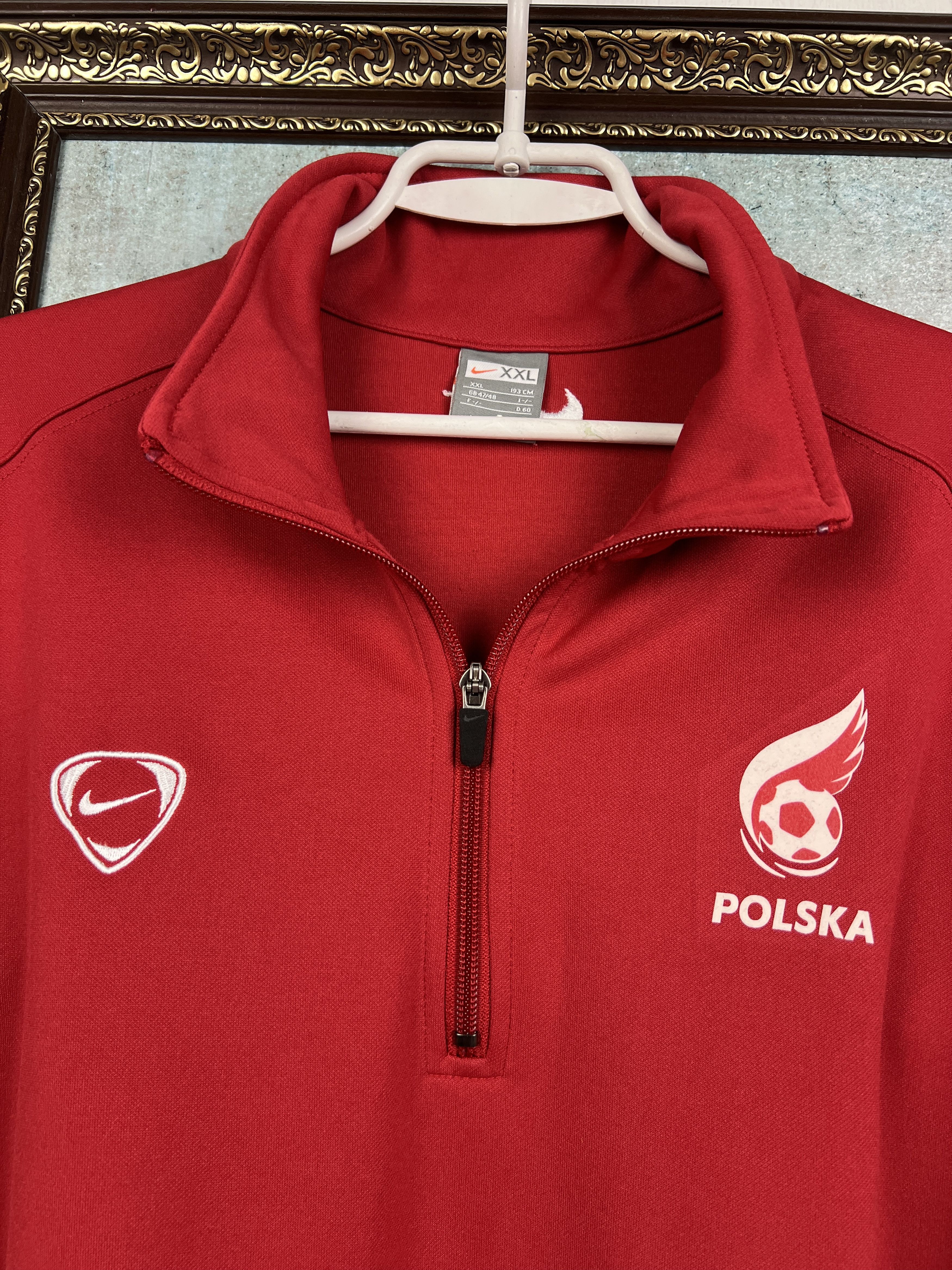 Nike Vintage Poland Football Jacket Soccer Track Top National Size US XXL / EU 58 / 5 - 3 Thumbnail