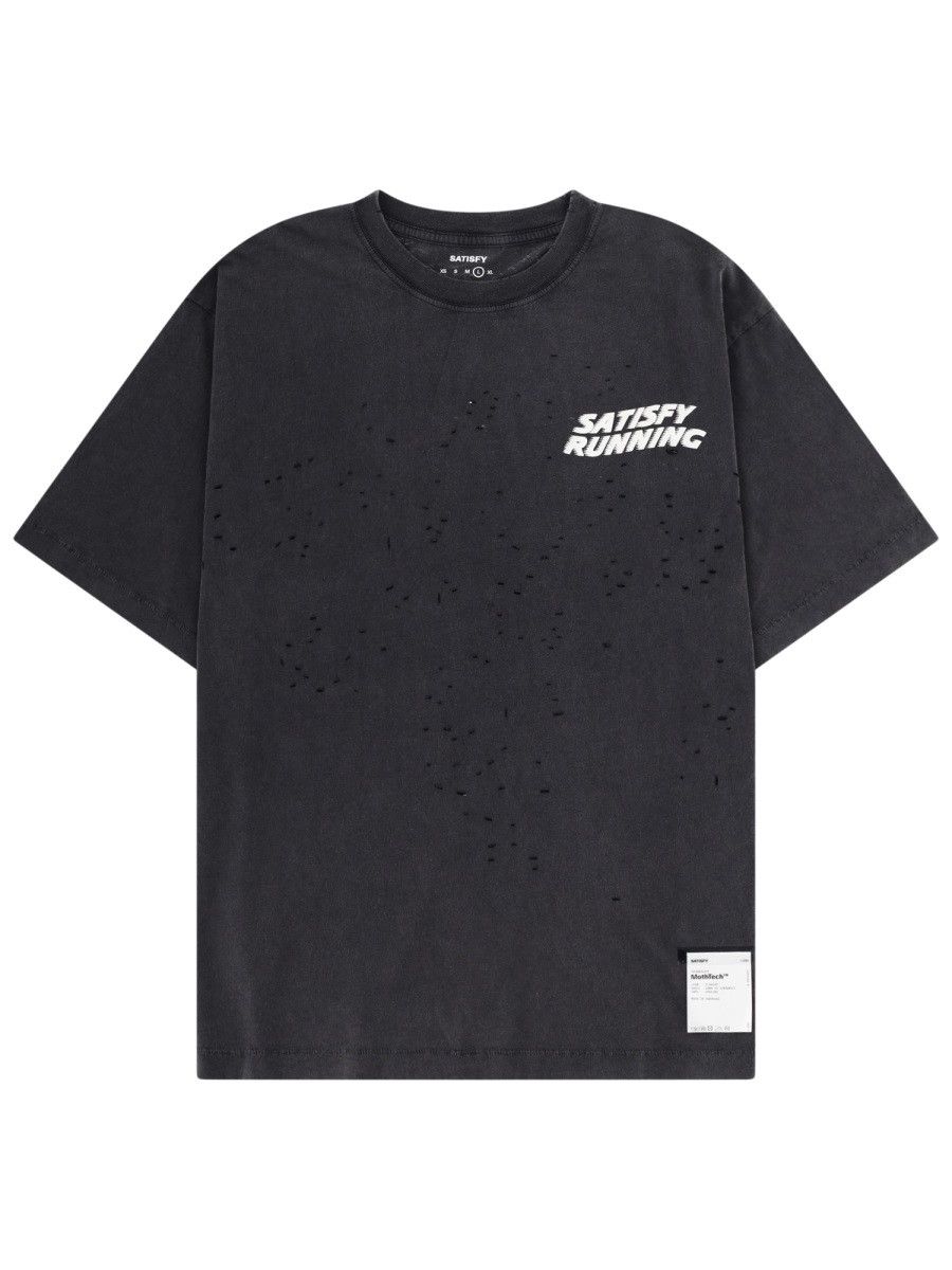 Satisfy SATISFY T-SHIRT CON LOGO - BLACK Size US M / EU 48-50 / 2 - 1 Thumbnail