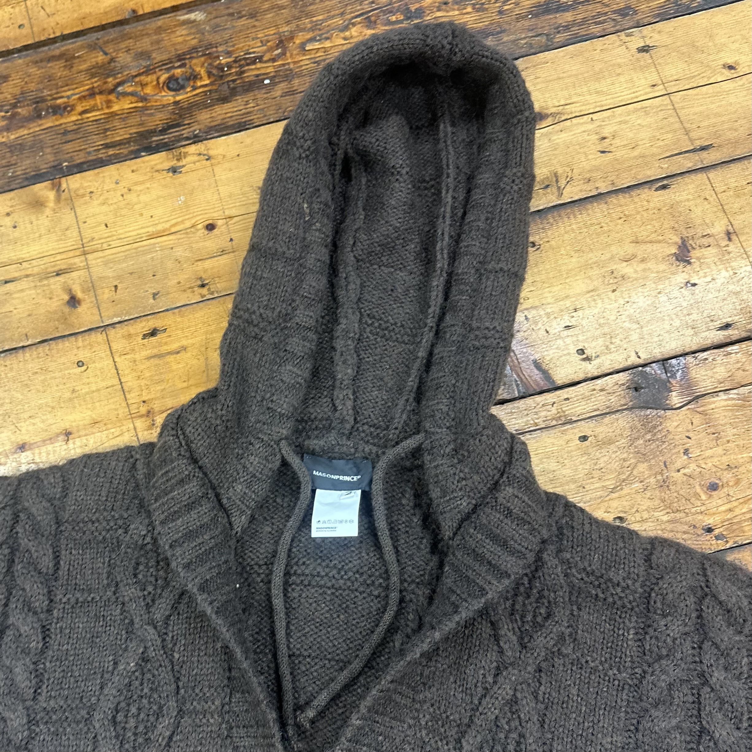 Other Mason Prince Edith Knit Hooded Cardigan Size US M / EU 48-50 / 2 - 4 Thumbnail
