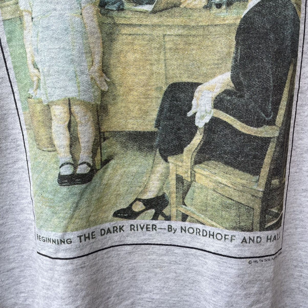 Vintage 🔥Vintage 90s The Saturday Evening Post Magazines Sweatshirts Size US M / EU 48-50 / 2 - 6 Thumbnail