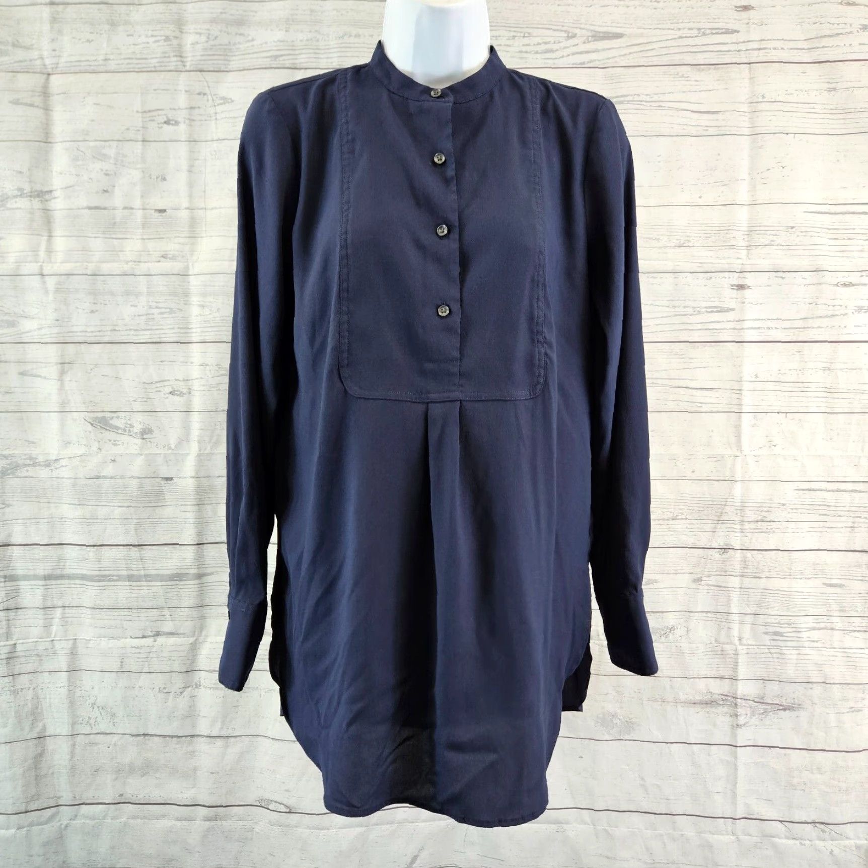 Ann Taylor **Ann Taylor Women Popover Top Size XS Blue Long Sleeve** User: Ann Taylor Women Popover Top Size XS Blue Long Sleeve Size XS / US 0-2 / IT 36-38 - 2 Thumbnail