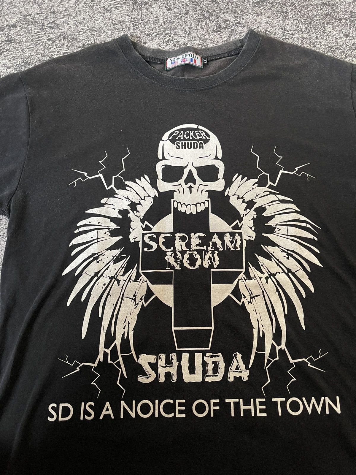 Japanese Brand Y2K M Ipolo Ifsixwasnine skull tshirt Size US L / EU 52-54 / 3 - 4 Thumbnail