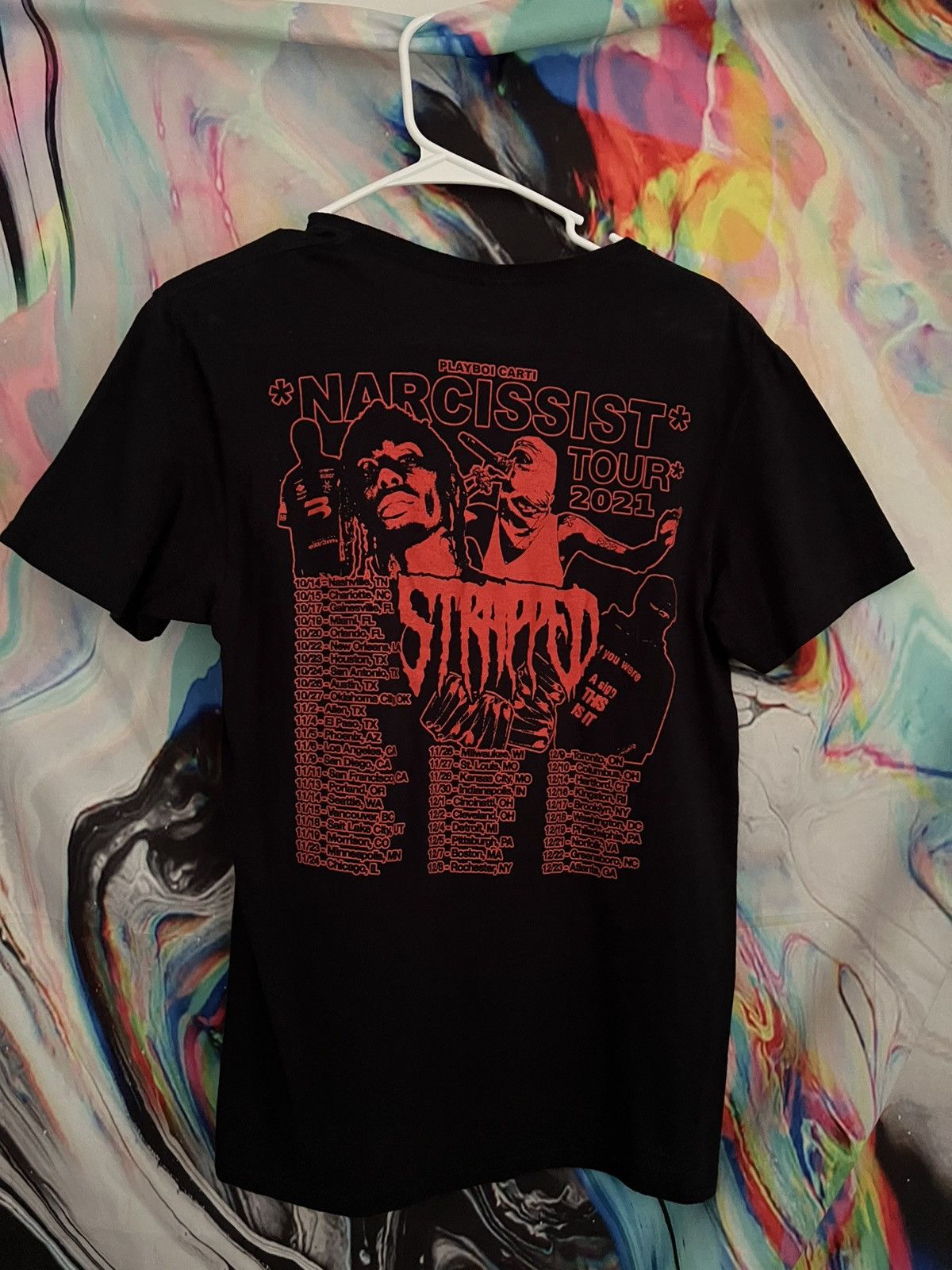 Playboi Carti × Vintage Playboi Carti Narcissist Tour Merch Size US S / EU 44-46 / 1 - 2 Thumbnail