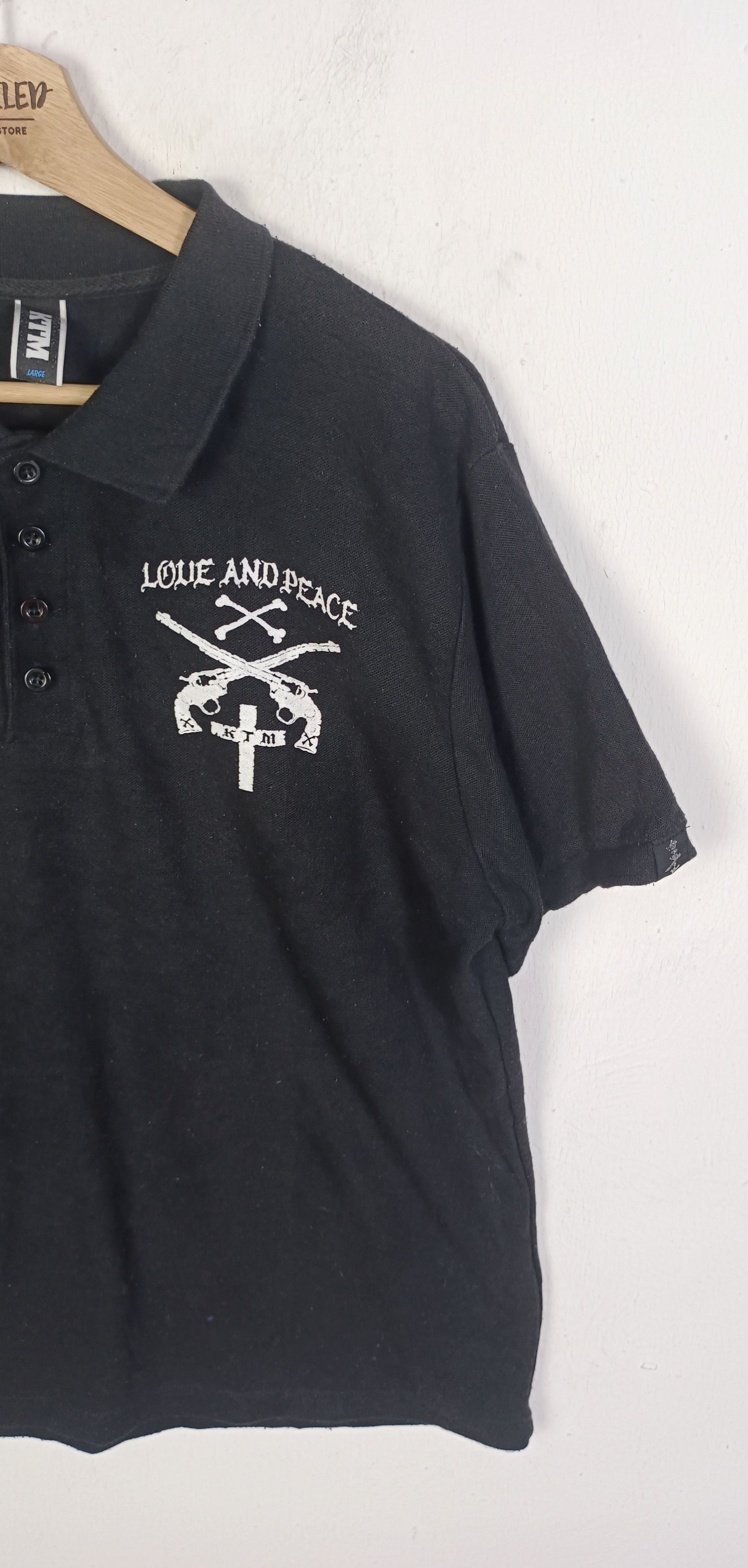 Japanese Brand × Vintage Vintage KTM " Love And Piece" Size US L / EU 52-54 / 3 - 4 Thumbnail