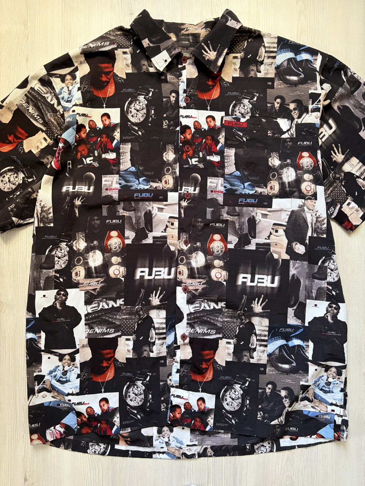 Fubu FUBU Overprinted Iconic Shirt Size US XXL / EU 58 / 5 - 2 Thumbnail