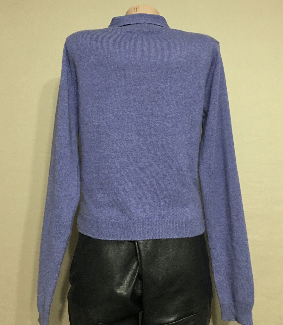 Designer BRORA Cashmere Blue Elegantly Scotland Cardigan UK 12 Size M / US 6-8 / IT 42-44 - 4 Thumbnail