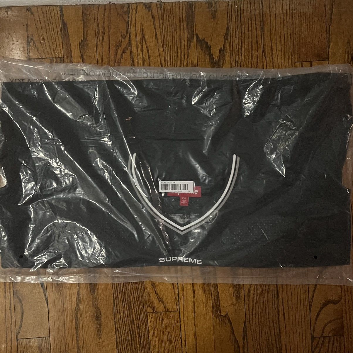 Supreme Supreme Jaquard Rib Football Jersey Black Size: XXL Size US XXL / EU 58 / 5 - 3 Thumbnail