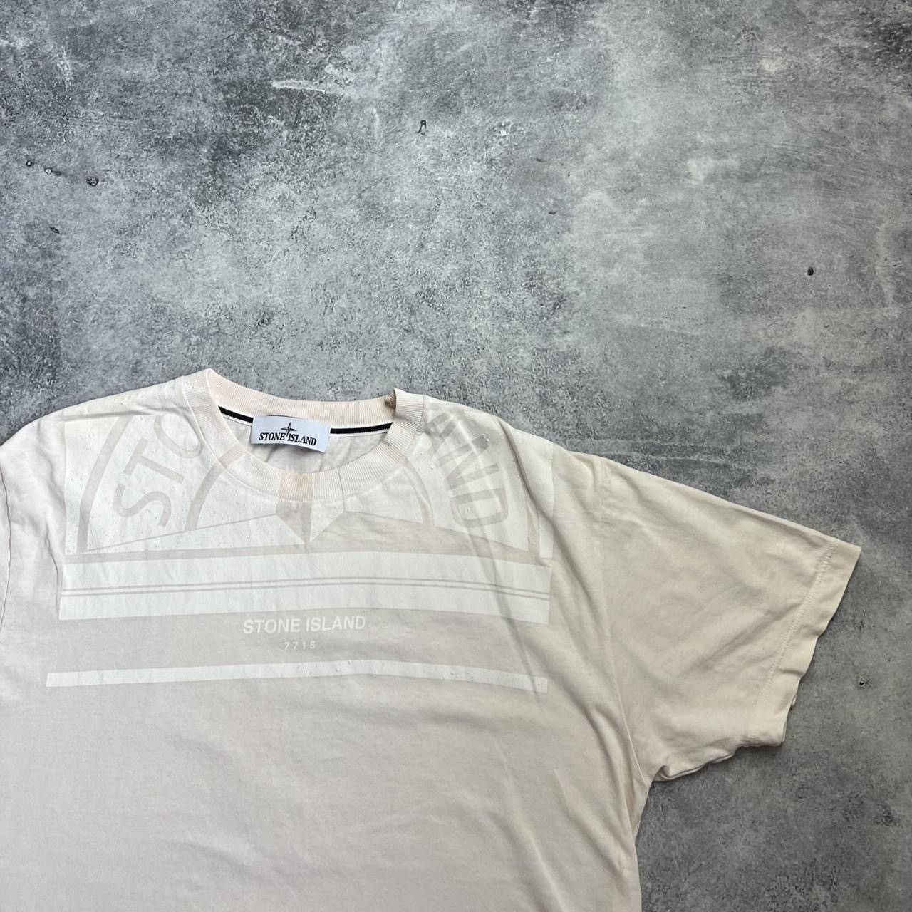 Stone Island Stone island 2022 light pink graphic tee Size US L / EU 52-54 / 3 - 2 Thumbnail
