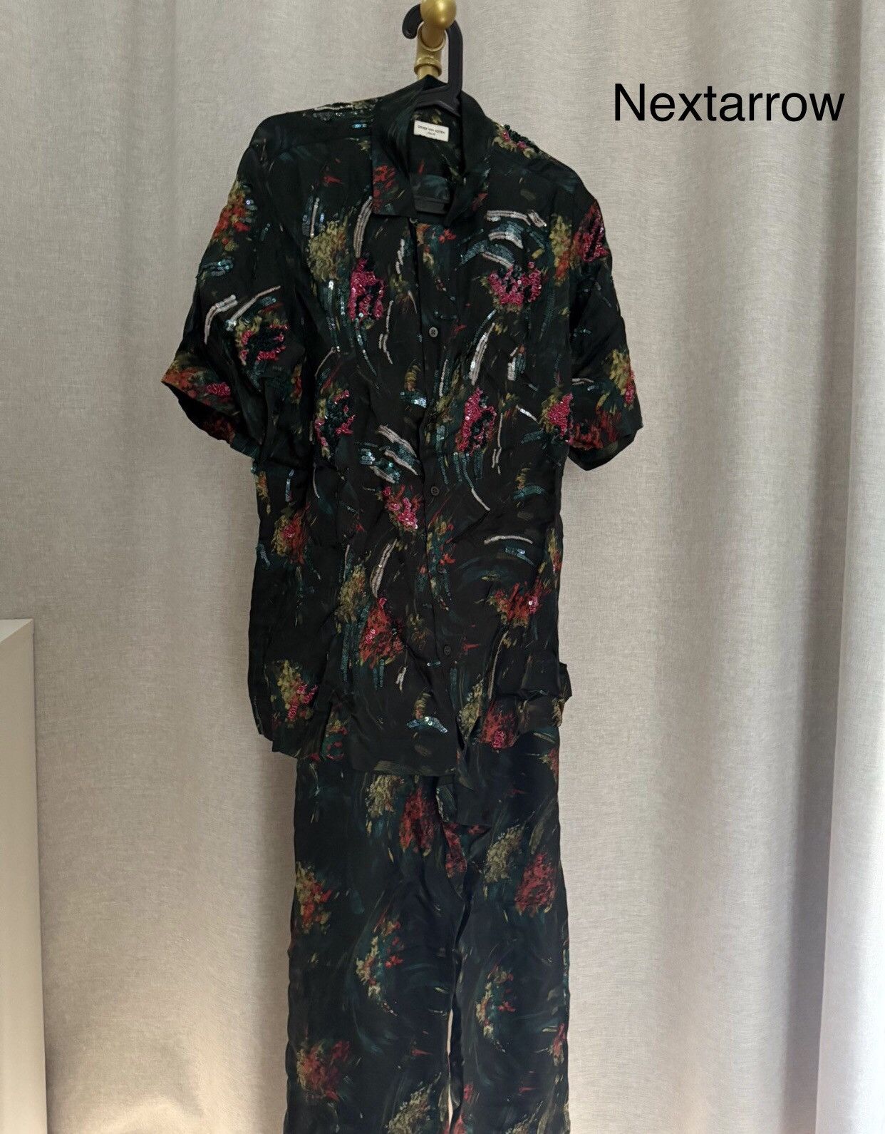 Dries Van Noten Dries van noten Embroidered short-sleeved shirt Size US M / EU 48-50 / 2 - 1 Thumbnail