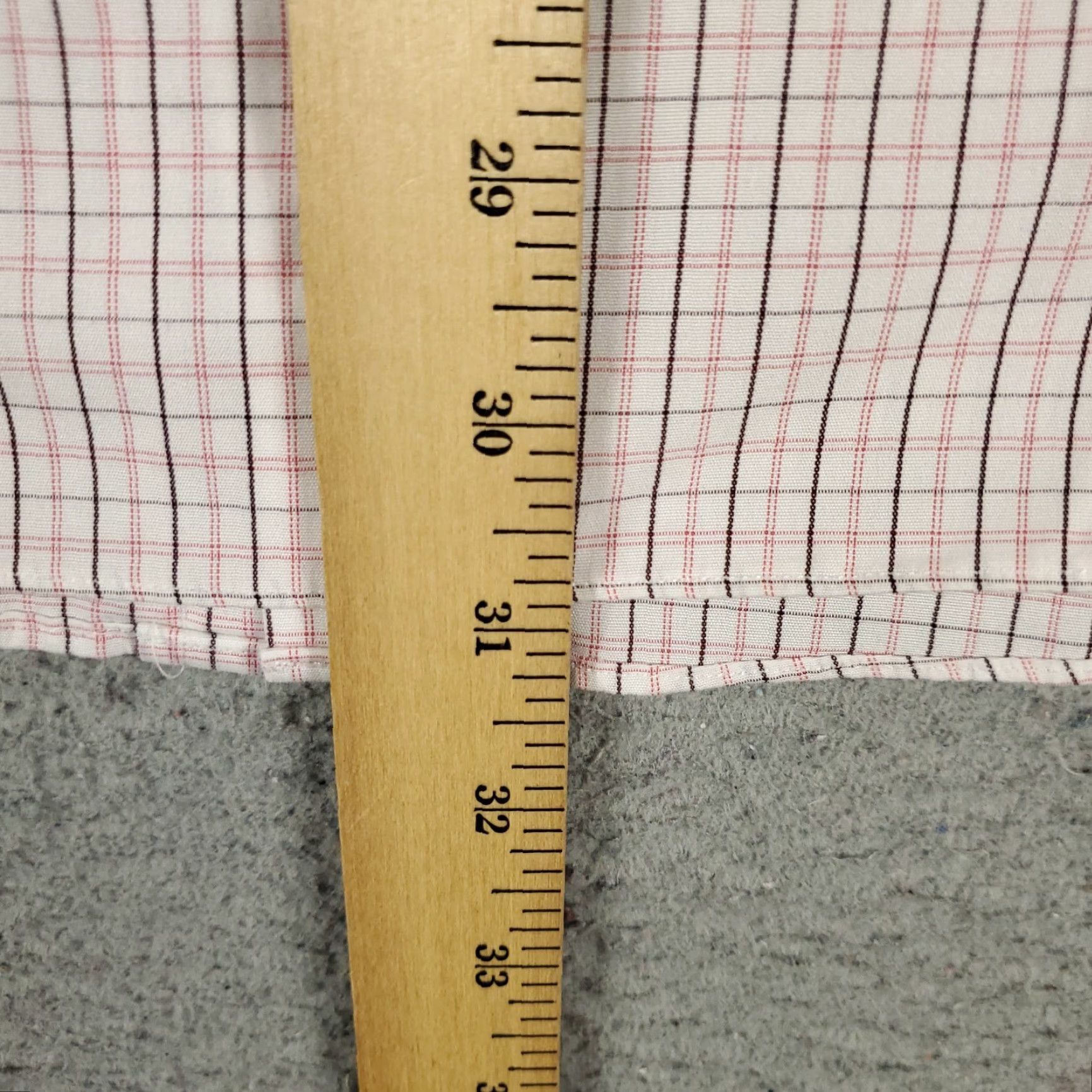 Brooks Brothers VINTAGE Brooks Brothers Shirt Mens 16.5 Red Plaid Dress Shirt Long Sleeve Regular Non-Iron Button Up" Size 42R - 5 Thumbnail