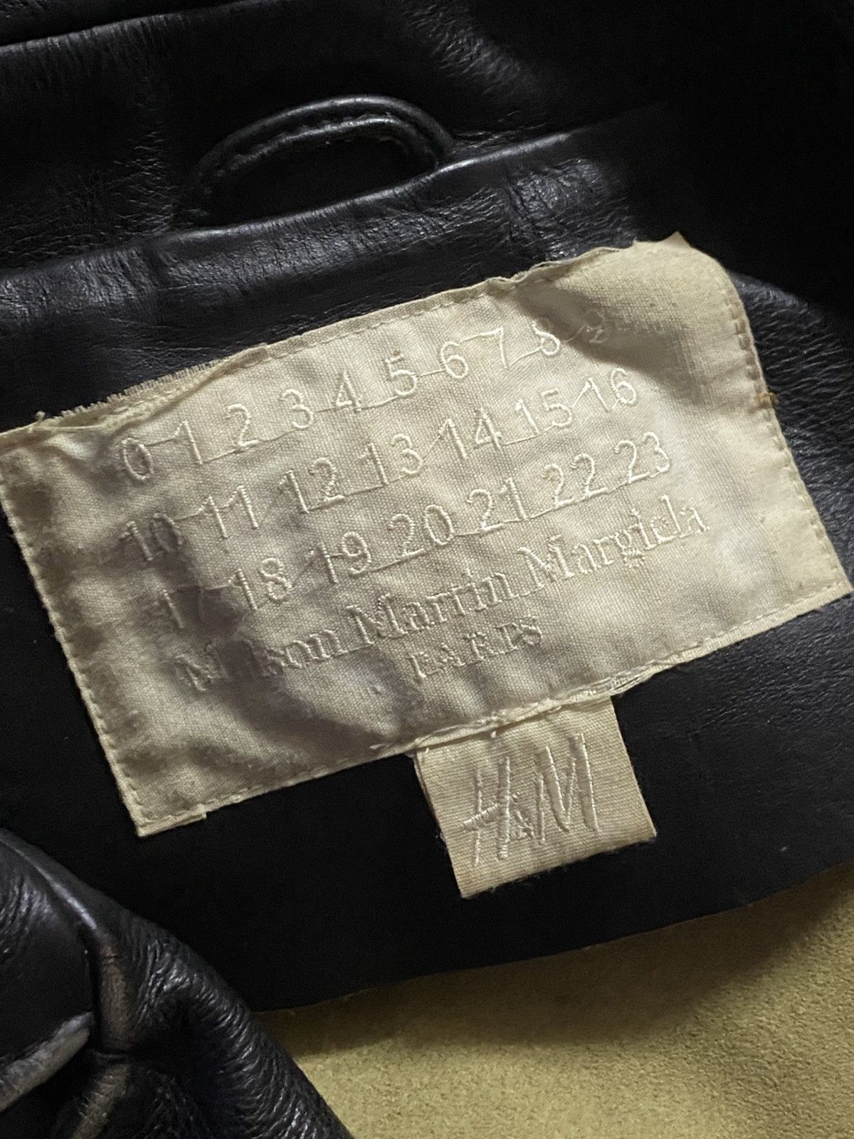 H&M × Maison Margiela Maison Martin Margiela X H&M biker leather jacket Size US XS / EU 42 / 0 - 6 Thumbnail
