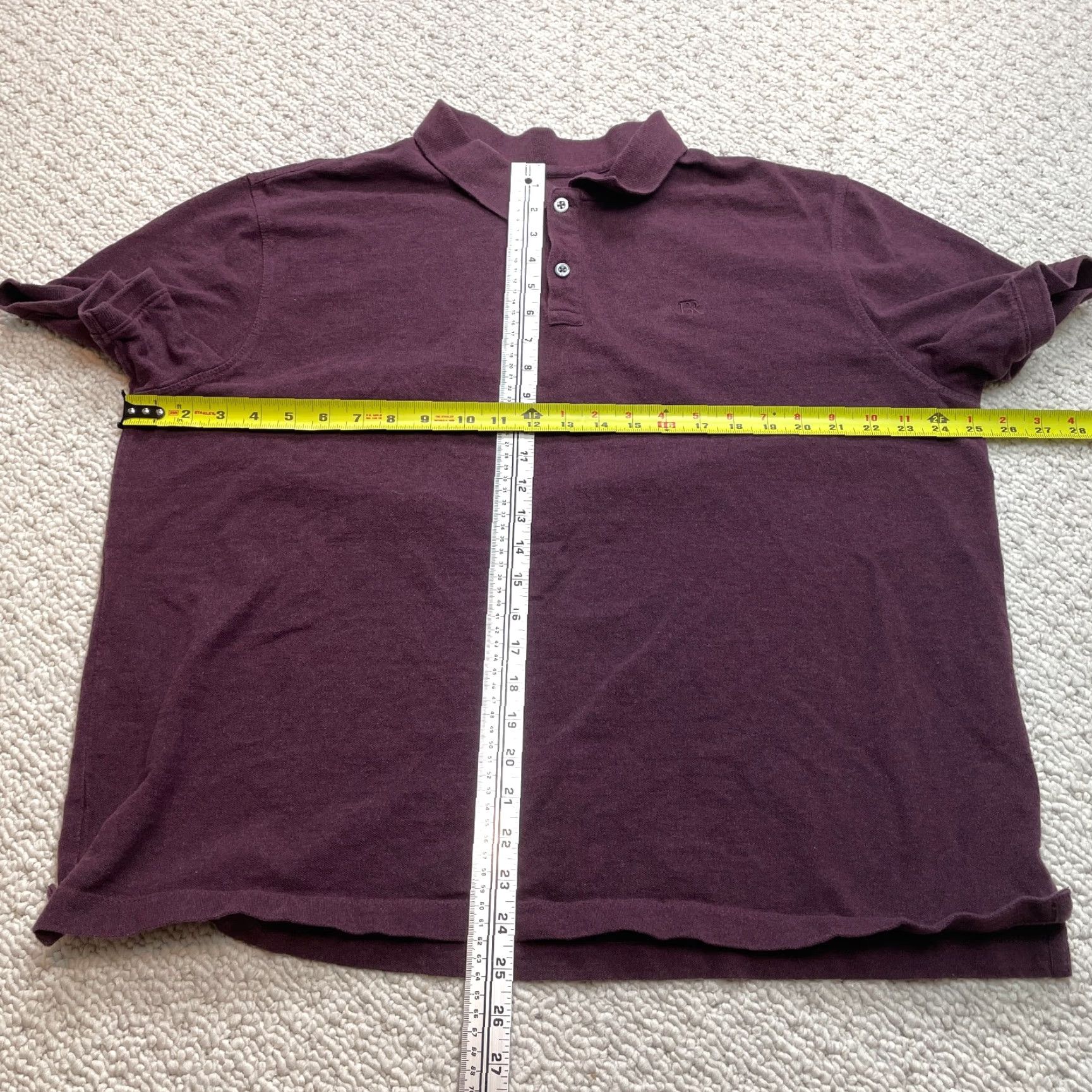 Banana Republic VINTAGE Banana Republic Polo Shirt Mens 2XL Burgundy Red Golf Monogram Shirt Size US XXL / EU 58 / 5 - 6 Thumbnail