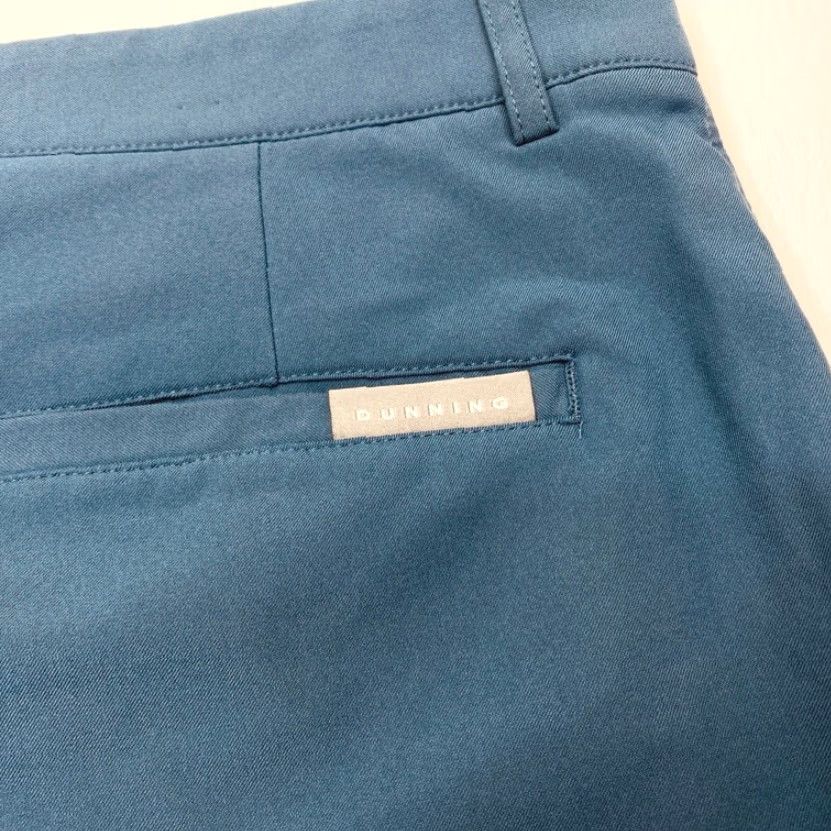 Vintage Dunning Pants Men Blue 34x30 Flat Front Pockets Performance Polyester Spandex Casual Straight Leg Vintage No Size US 34 / EU 50 - 7 Thumbnail