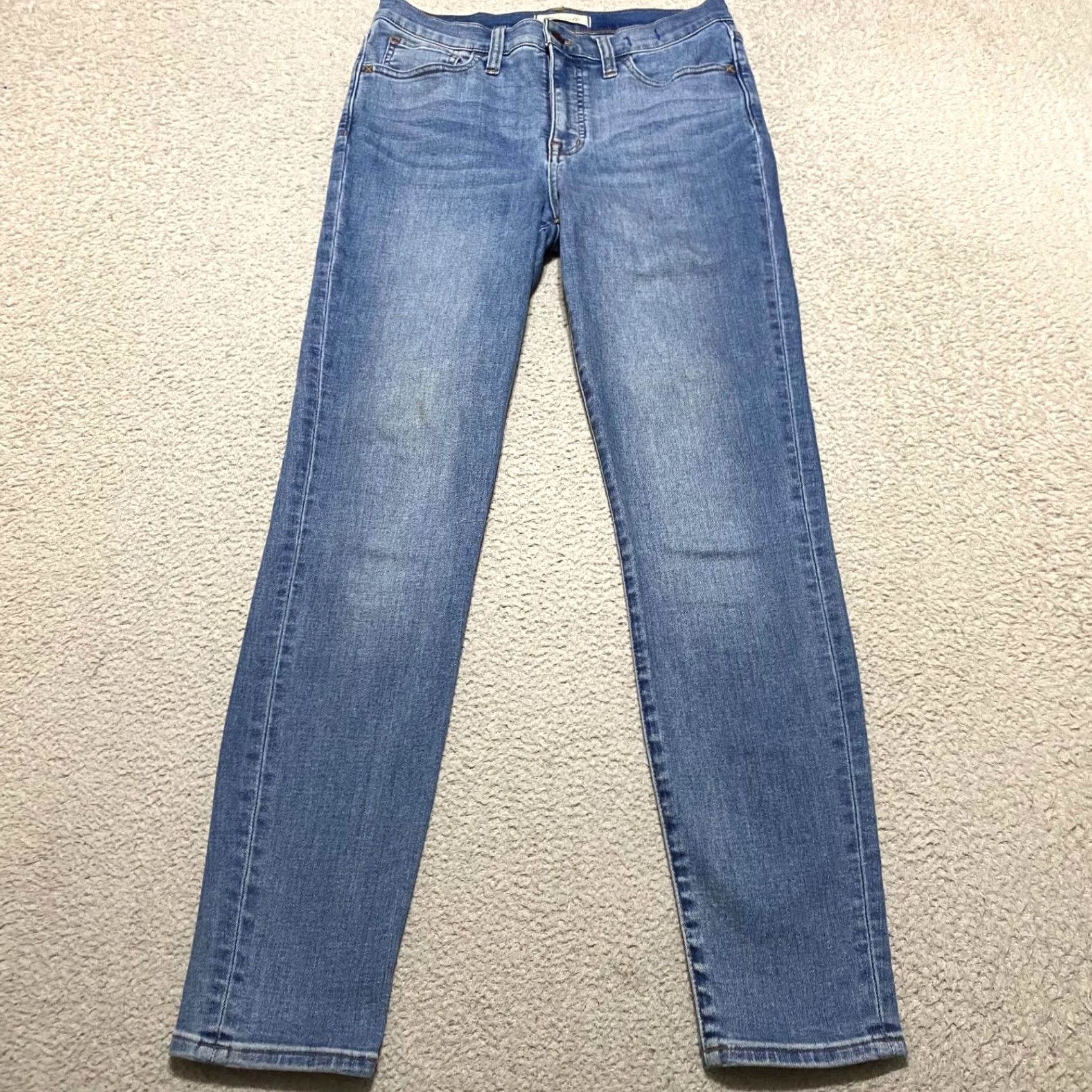 Madewell Madewell Jeans Roadtripper Skinny 28 Blue Denims Medium Wash Stretch 5-Pocket Womens Regular Size 28 Size 28" / US 6 / IT 42 - 2 Thumbnail
