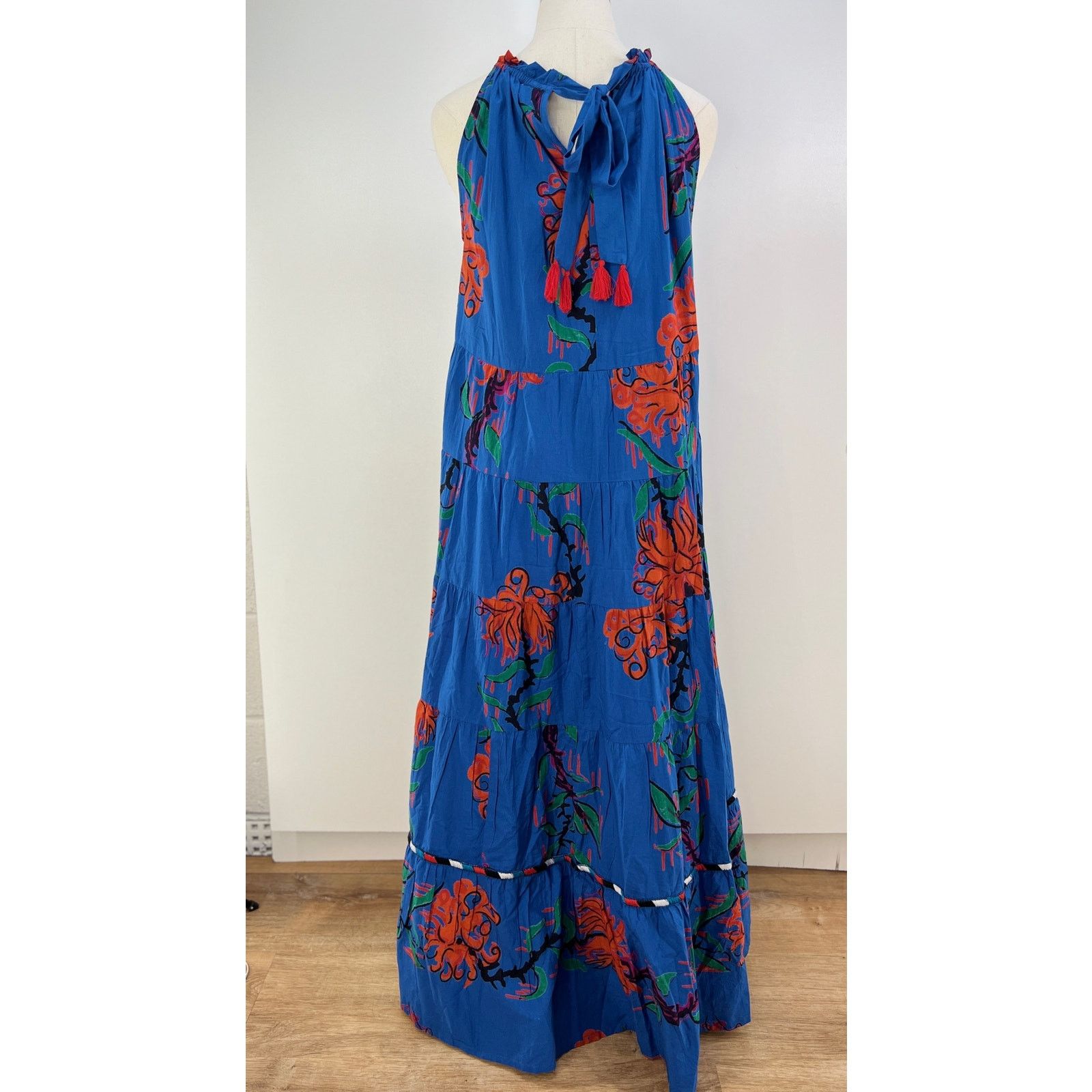 Anthropologie Anthropologie Ro's Garden Valley Halter Cover-Up Maxi Dress Size S / US 4 / IT 40 - 7 Thumbnail