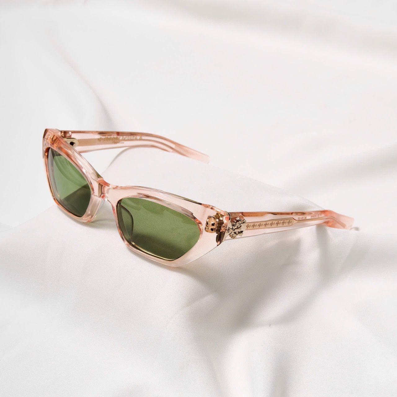 Chrome Hearts CHROME HEARTS HALLLA BALUUUU PINK CRYSTAL SUNGLASSES Size ONE SIZE - 1 Thumbnail