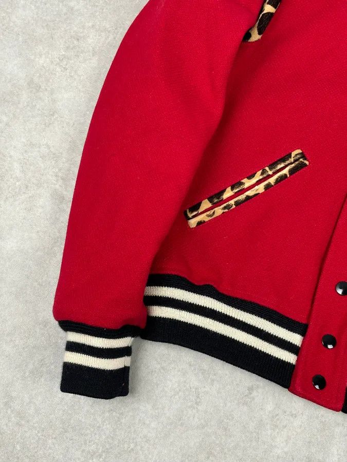 Saint Laurent Paris SS2014 Saint Laurent Cheetah Red Pony Hair Teddy Jacket Size US M / EU 48-50 / 2 - 9 Thumbnail