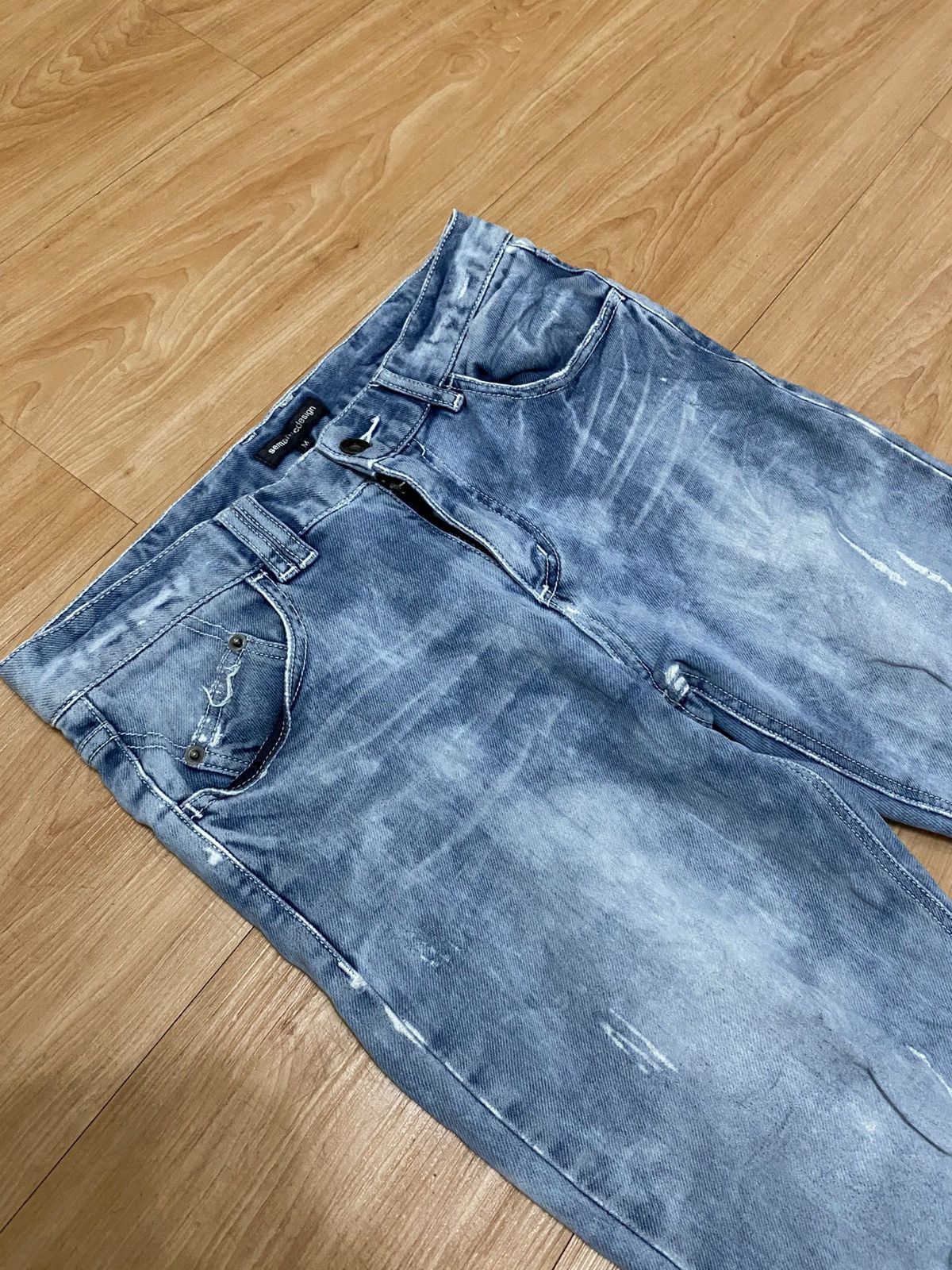 Japanese Brand × Seditionaries × semanticdesign Semantic design faded distressed style skinny jeans Size US 31 - 4 Thumbnail