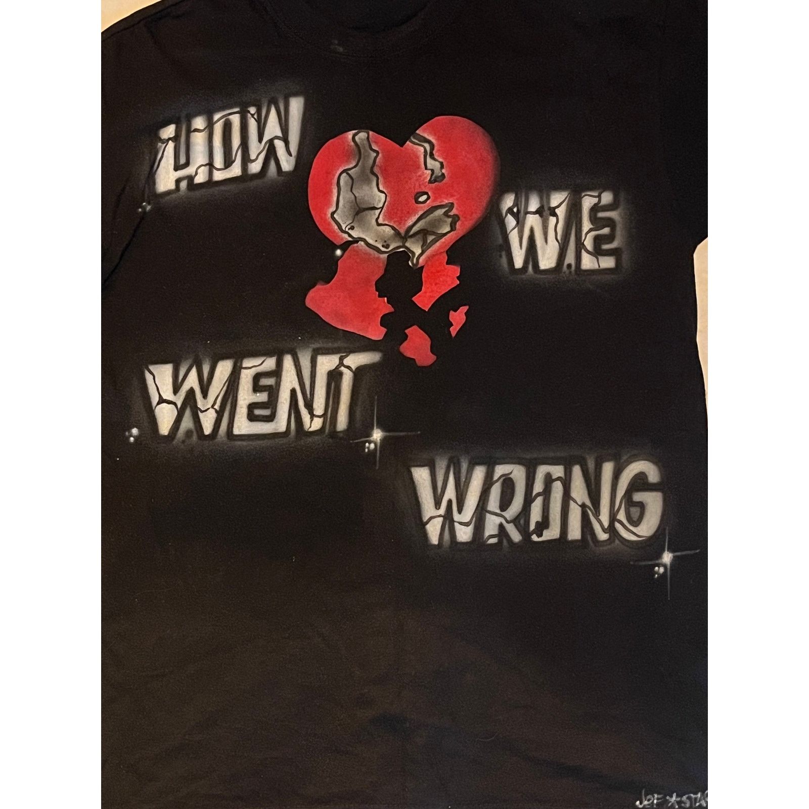 Other One of a kind, Airbrush, JEF STAR Size L - T Shirt Size US L / EU 52-54 / 3 - 3 Thumbnail