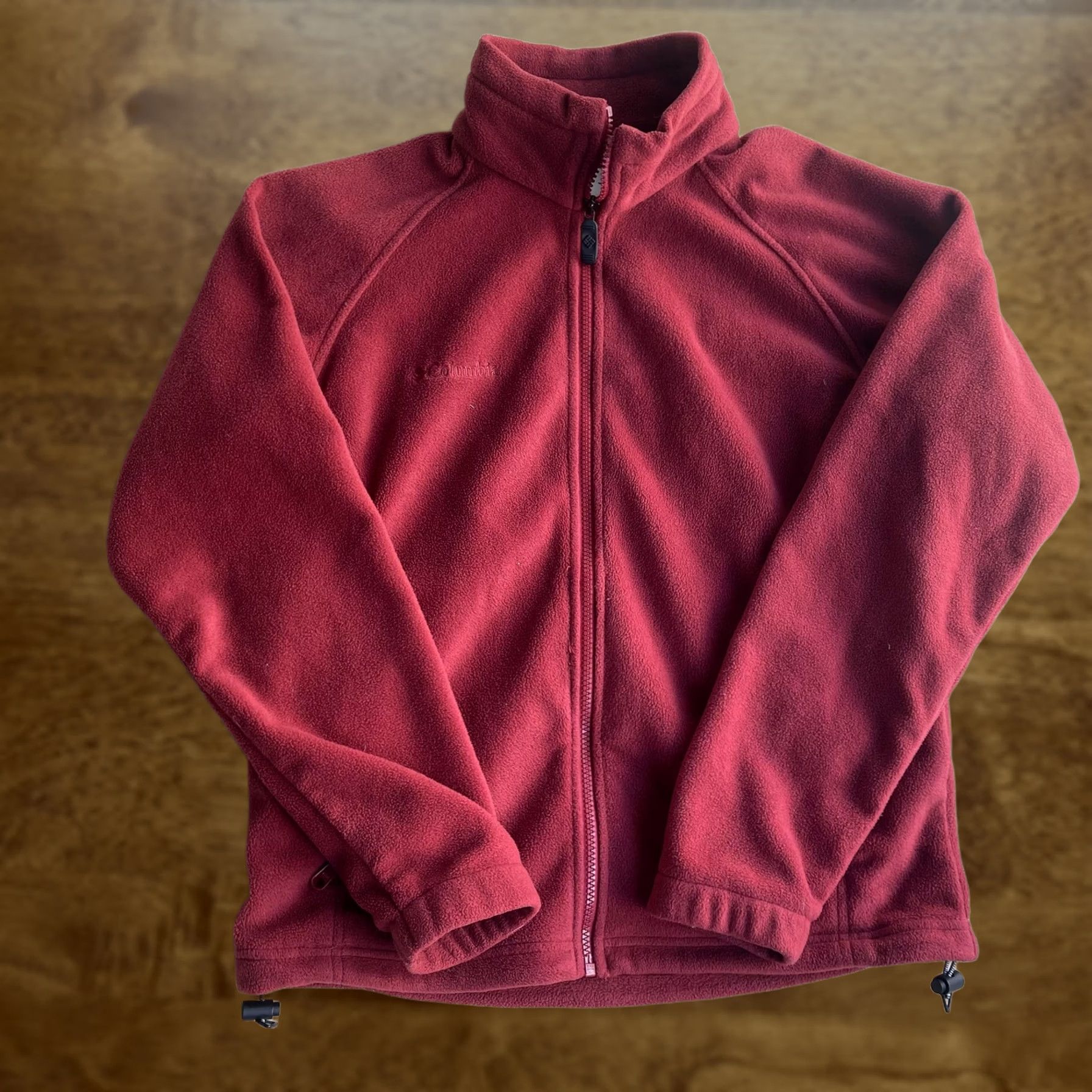 Vintage Columbia Jacket Womens M Red Full Zip Pockets Lightweight Outdoor Fleece Size M / US 6-8 / IT 42-44 - 1 Thumbnail