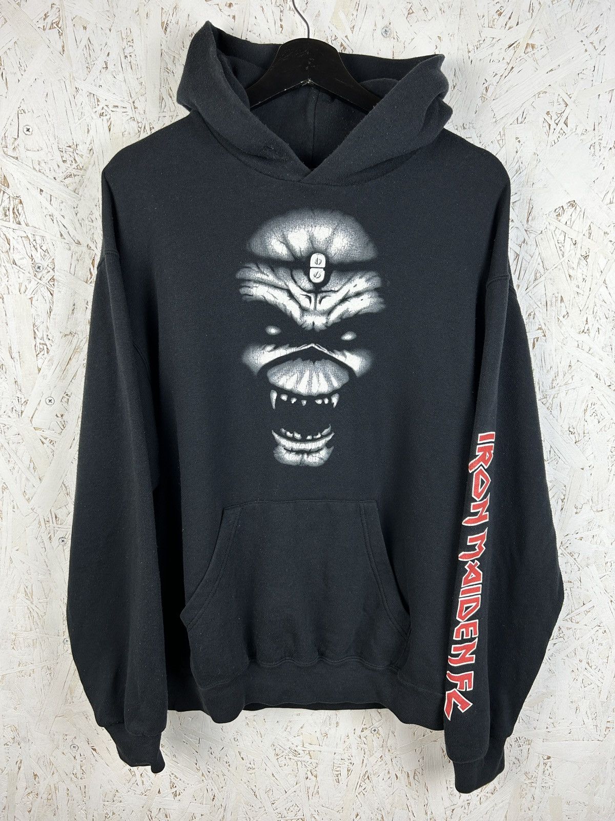 Band Tees Vintage Iron Maiden FC Eddie Mummy Centre Logo Hoodie Size US M / EU 48-50 / 2 - 1 Thumbnail