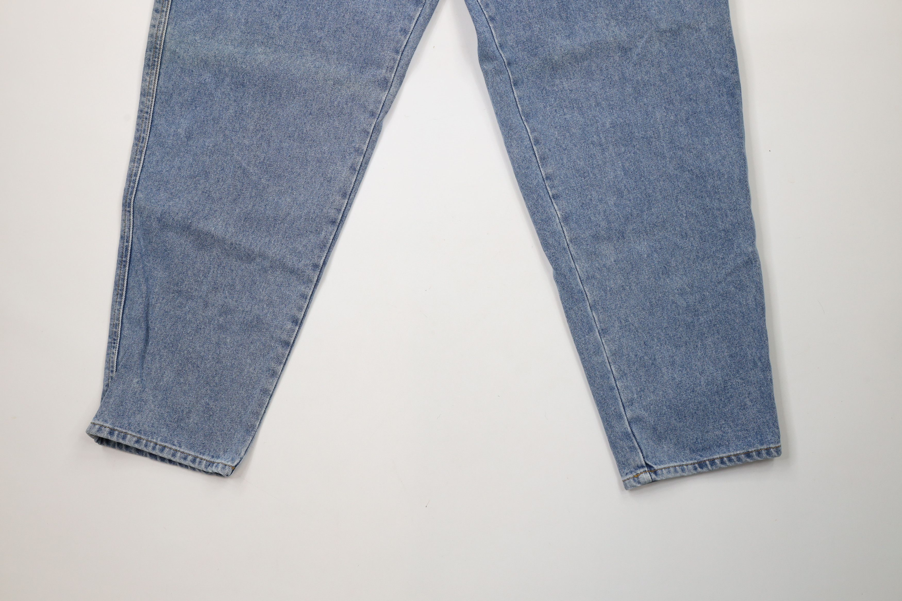 Vintage Deadstock Vintage 90s Streetwear Tapered Leg Denim Jeans Size 24" / US 00 / IT 34 - 4 Thumbnail