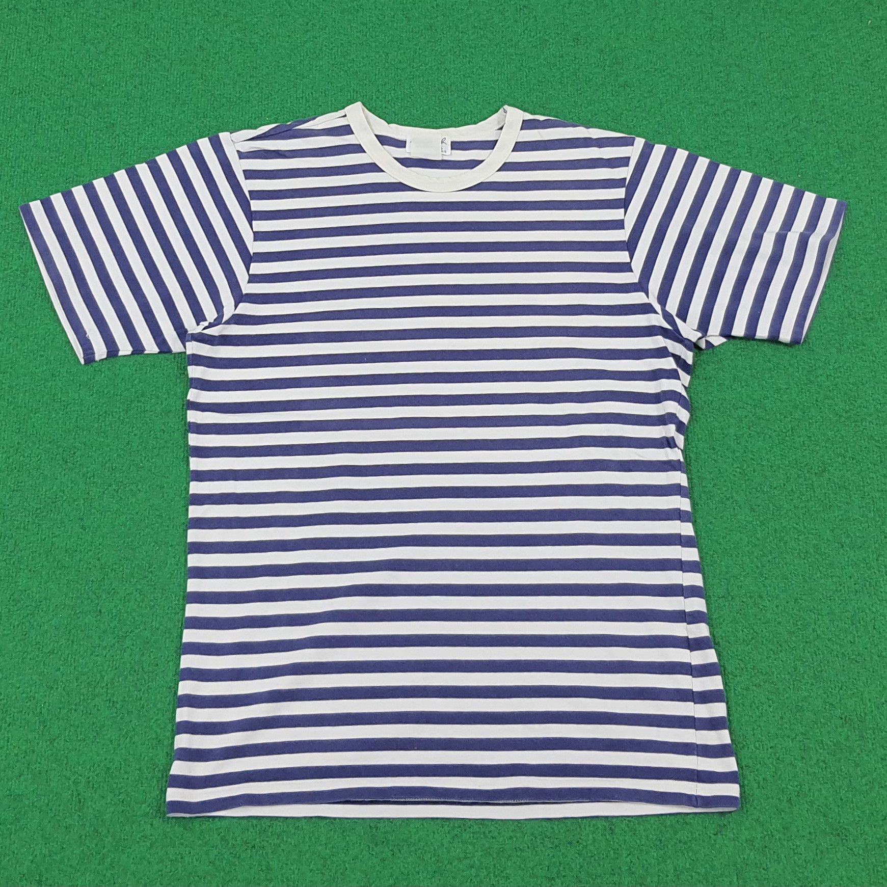 Designer × Vintage × agnes b. Vintage Agnes B. PARIS Stripes Designer Tshirt Size US M / EU 48-50 / 2 - 1 Thumbnail