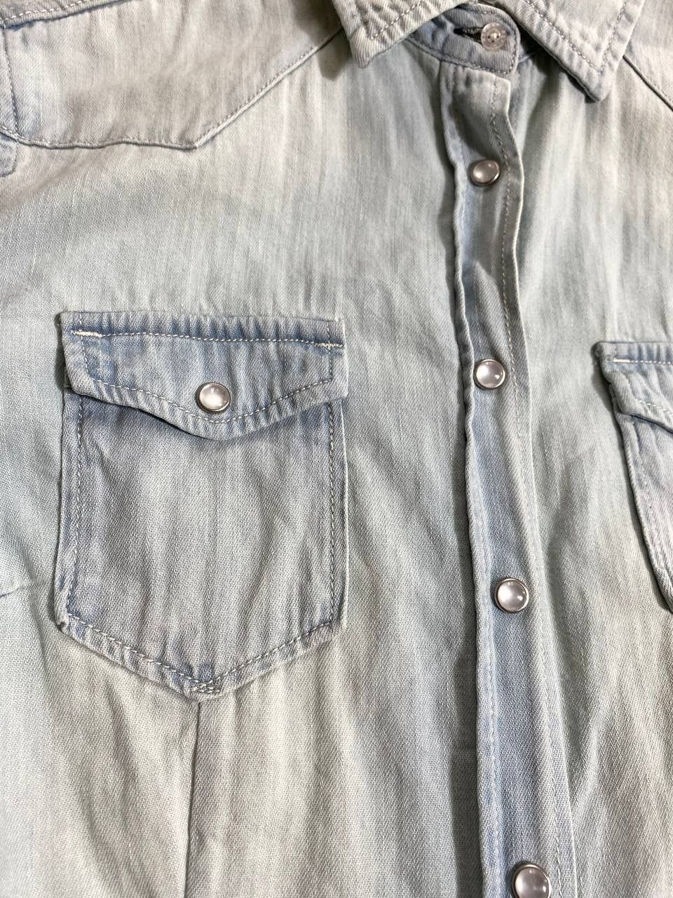 Japanese Brand Vintage denim western jeans shirt rare punk Y2K Size US S / EU 44-46 / 1 - 11 Thumbnail