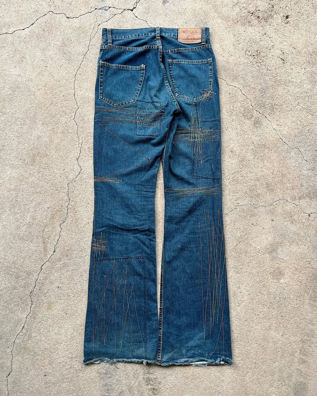 Hysteric Glamour VINTAGE HYSTERIC GLAMOUR KINKY FLARED JEANS Size US 29 - 10 Thumbnail