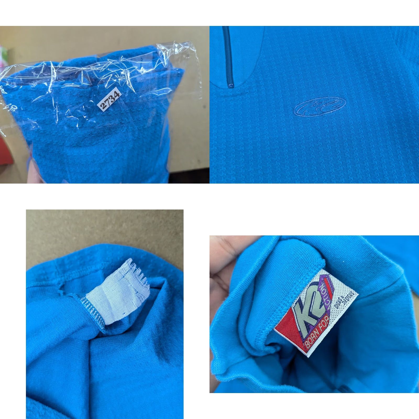 K2 VINTAGE K2 Womens Top 1/4 Zip Blue Outdoor Activewear Top M Women Hiking Run Sport Track Shirt 1/4 Zip Water Resistant Quick Dry Casual Size M / US 6-8 / IT 42-44 - 8 Thumbnail