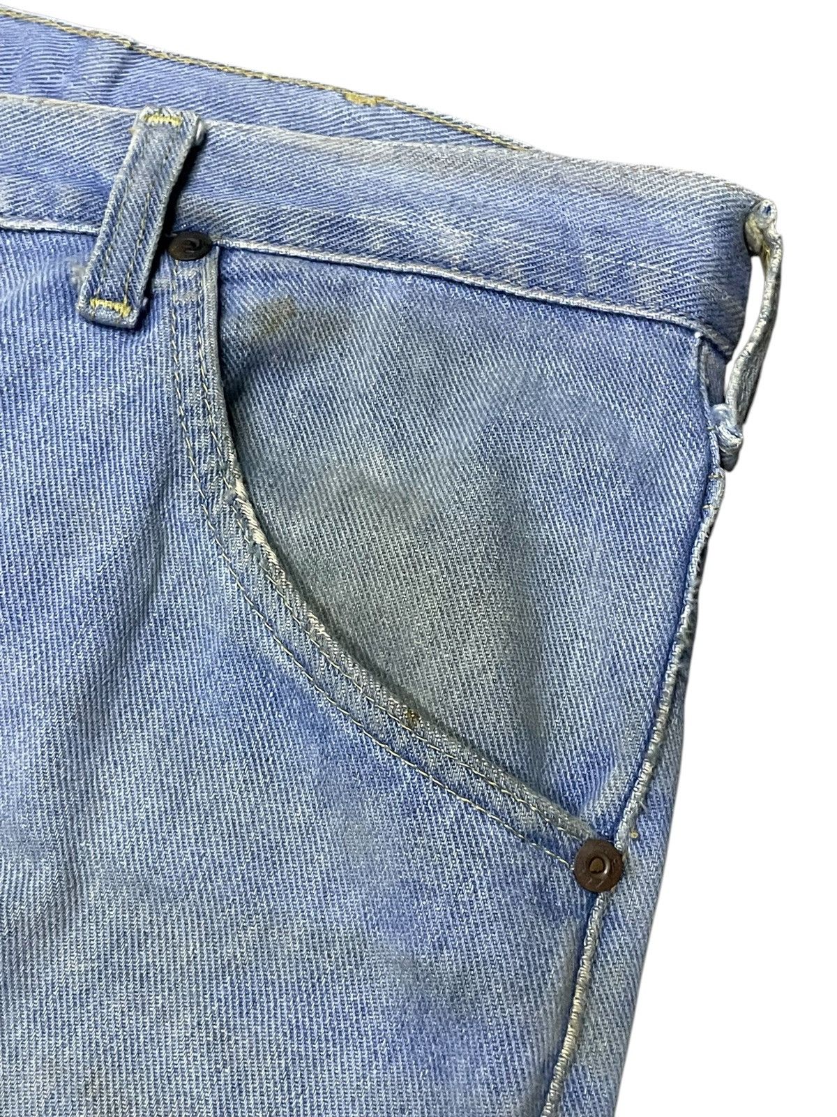 Lee × Vintage Vintage 60s 70s Lee Riders Muddy Jeans Size US 32 / EU 48 - 9 Thumbnail