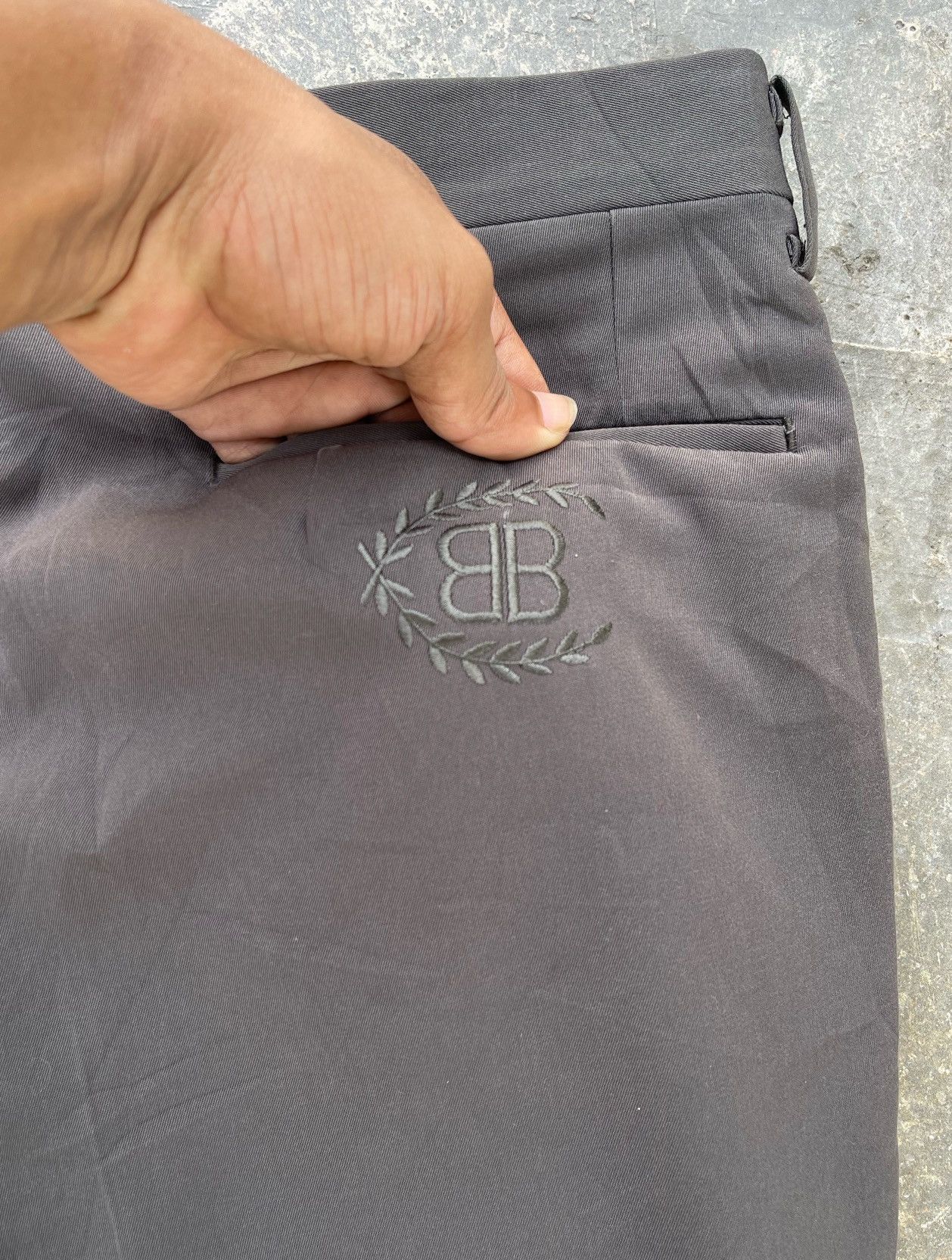 Balenciaga × Vintage 🔥Vintage Balenciaga 'BB' Logo Business Pants Size US 34 / EU 50 - 11 Thumbnail