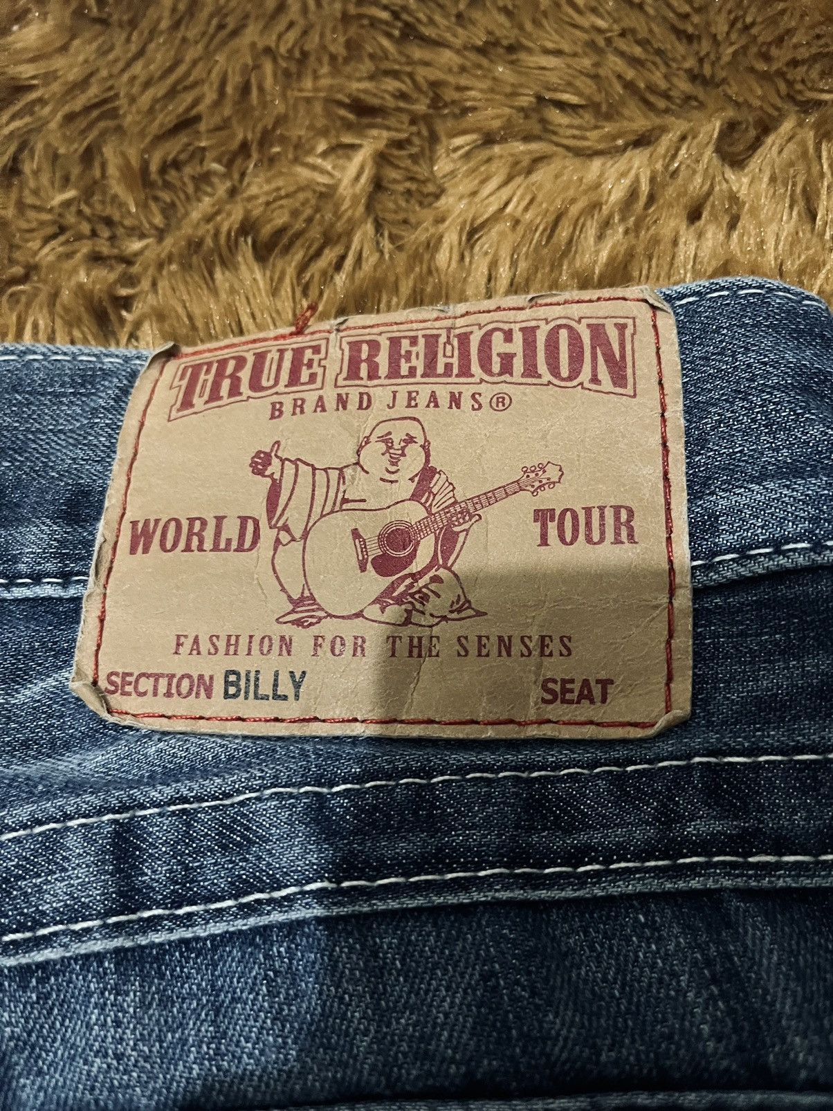 True Religion True Religion Distressed Denim Billy Jeans Y2K Style Size US 27 - 7 Thumbnail