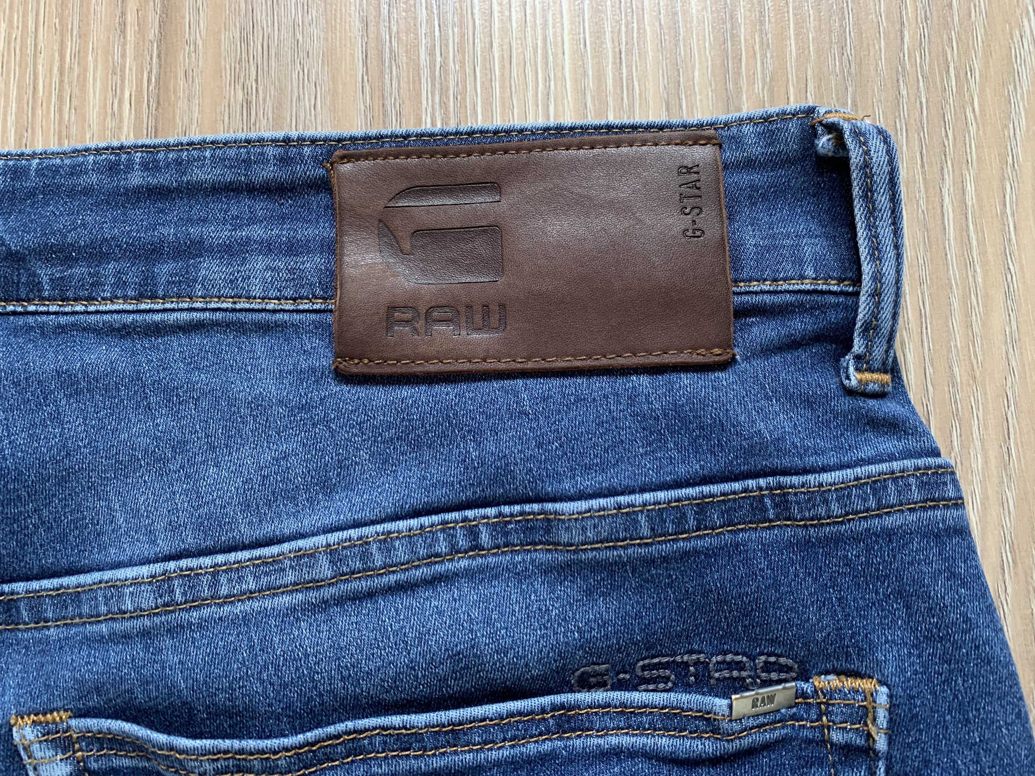 G-Star G Star Raw 3301 Straight Tapered Jeans Size US 32 / EU 48 - 7 Thumbnail