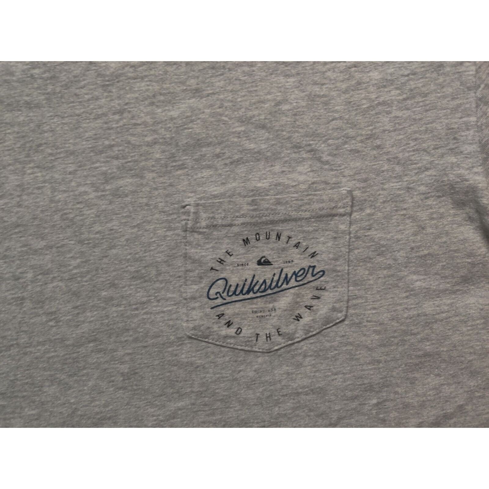 Quiksilver Quiksilver Shirt Adult Mens Large Gray The Mountain The Wave Size US L / EU 52-54 / 3 - 2 Thumbnail
