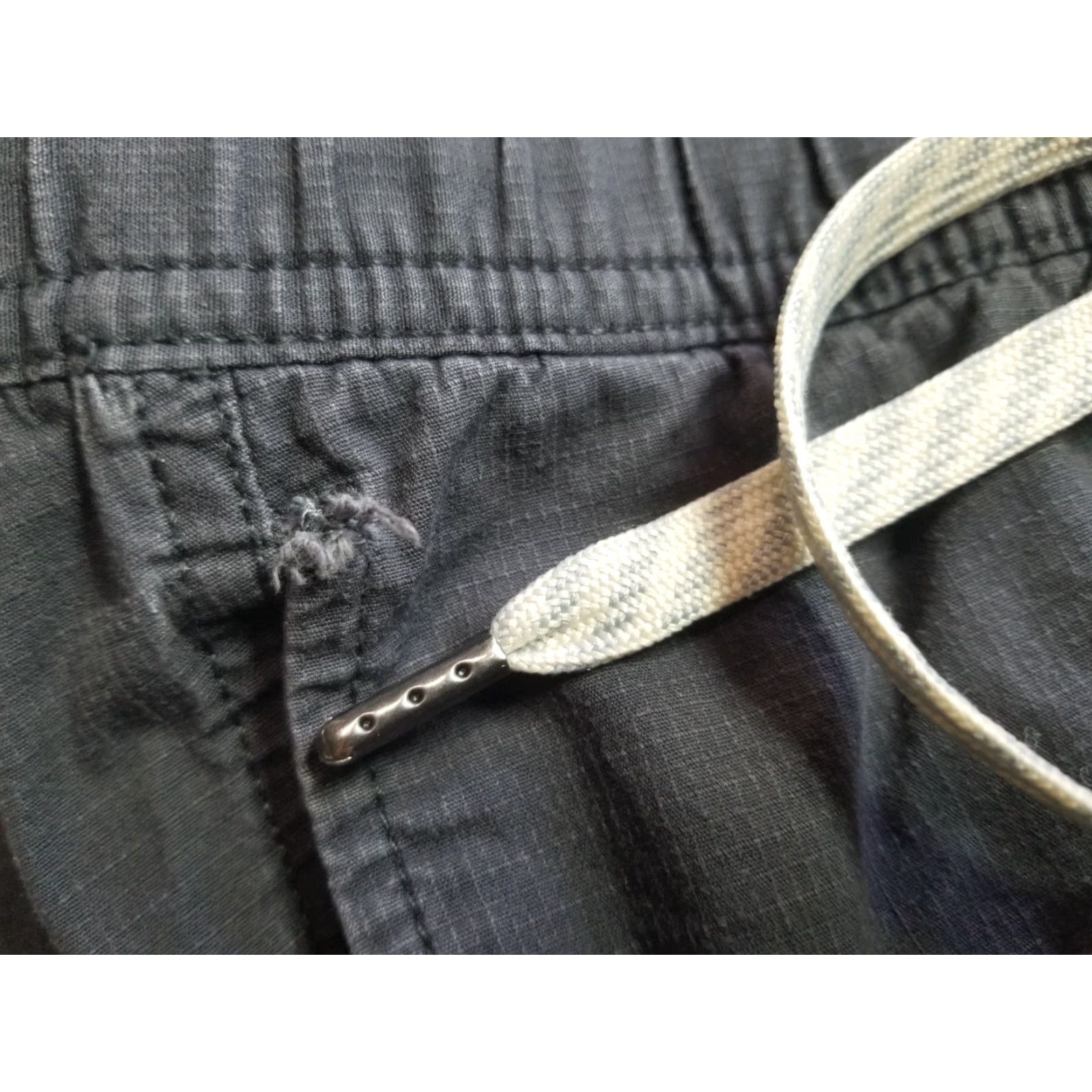 Vuori Vuori Joggers Mens Large Gray Ripstop Climbers Casual Drawstring Stretch See Pic Size ONE SIZE - 7 Thumbnail