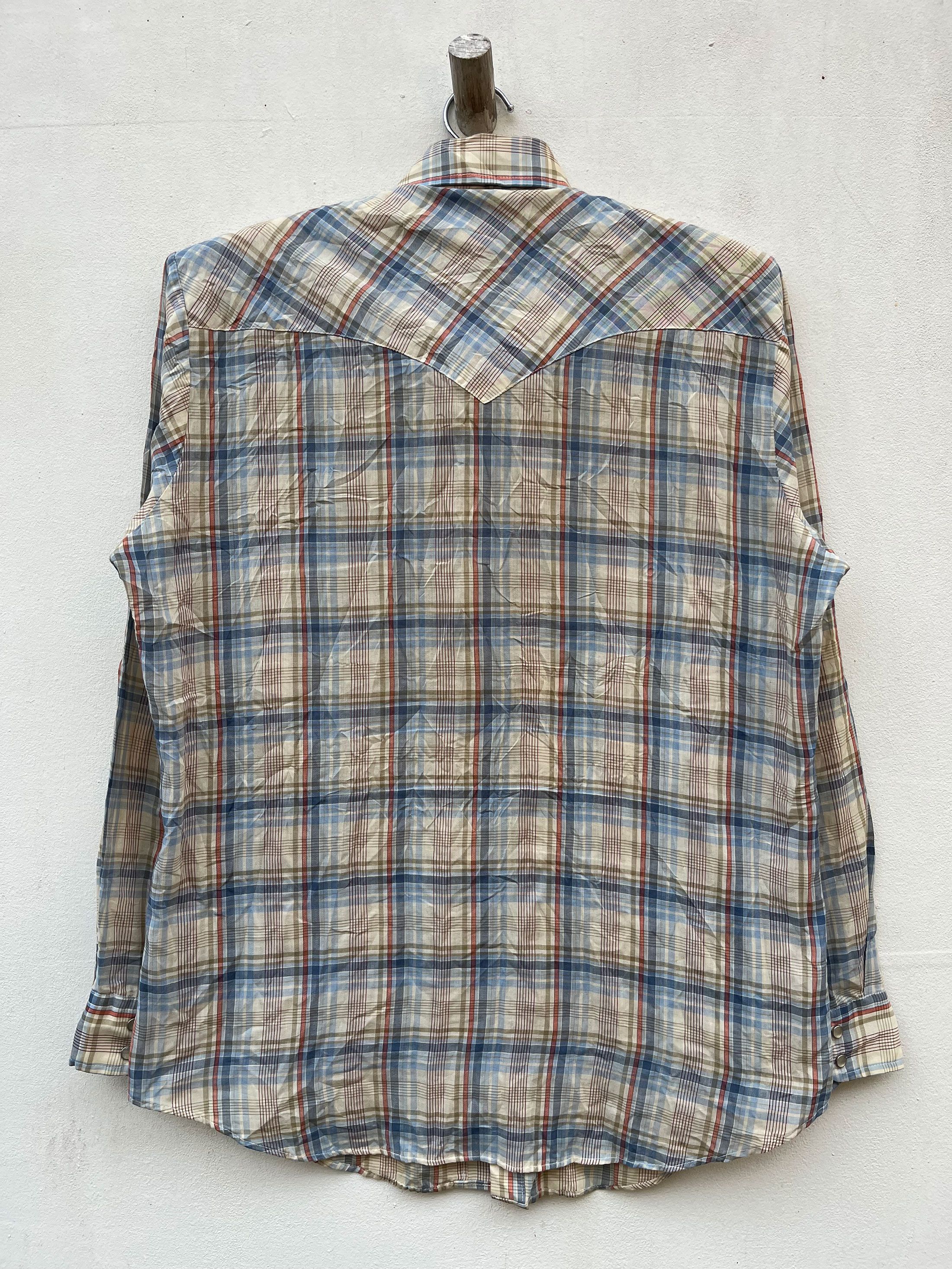Other True Vintage Levis BiG E Pearl Snap Western Long Sleeve Size US L / EU 52-54 / 3 - 4 Thumbnail