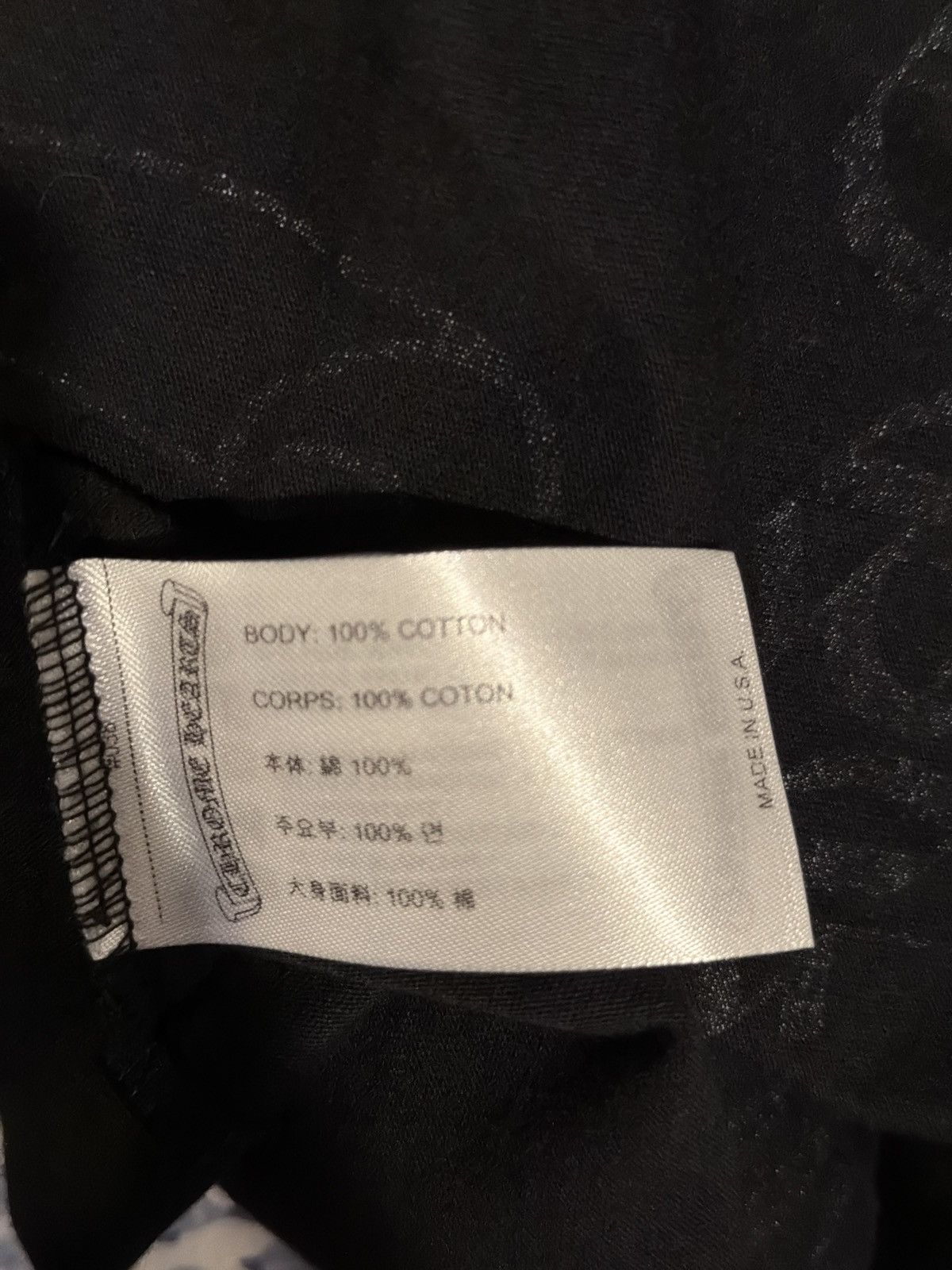 Chrome Hearts Chrome hearts black long sleeve pocket t shirt los angeles Size US XL / EU 56 / 4 - 4 Thumbnail