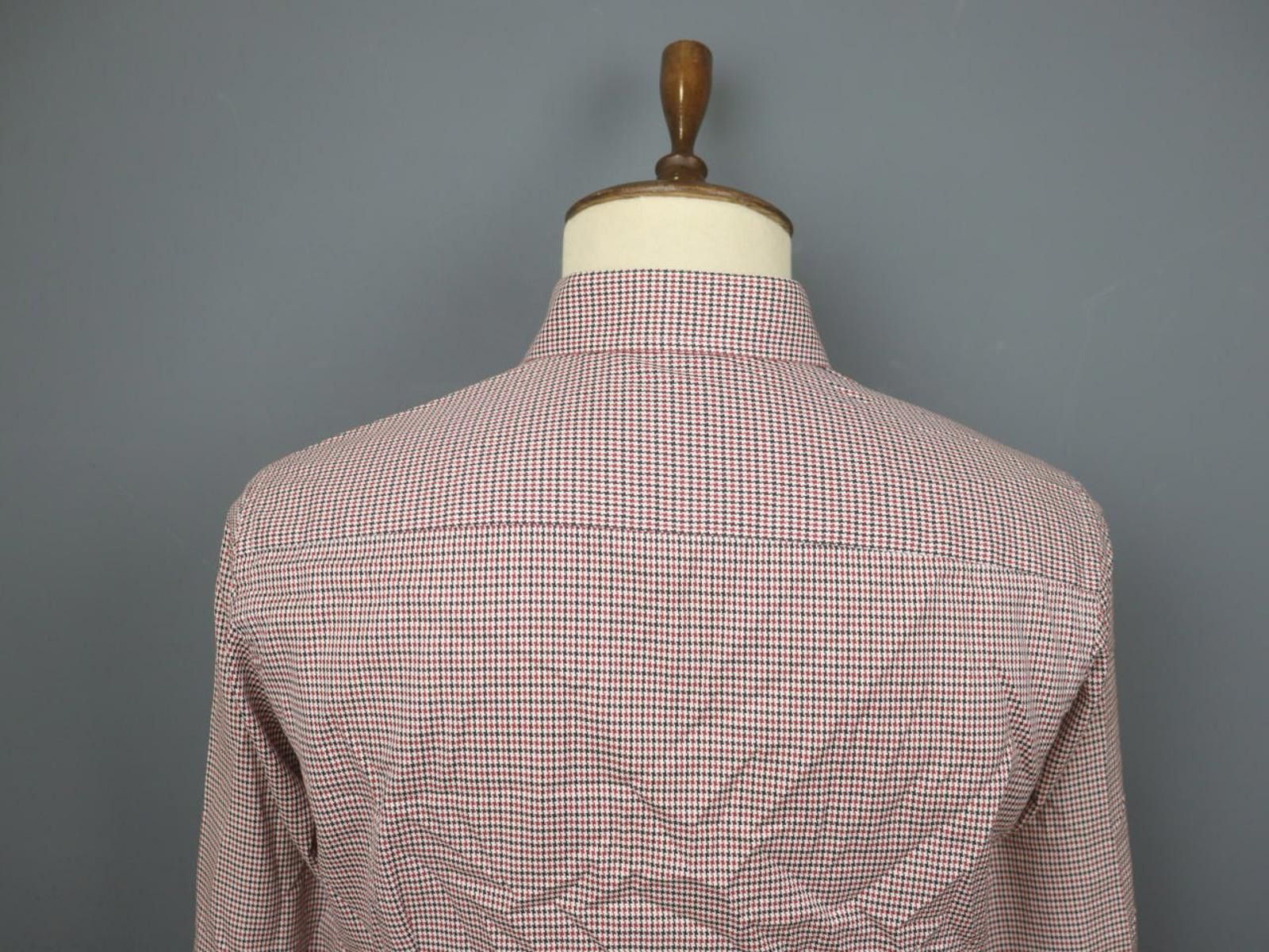 Eton Eton Multicolor Houndstooth Collared Dress Shirt Size 40 Size 38R - 7 Thumbnail