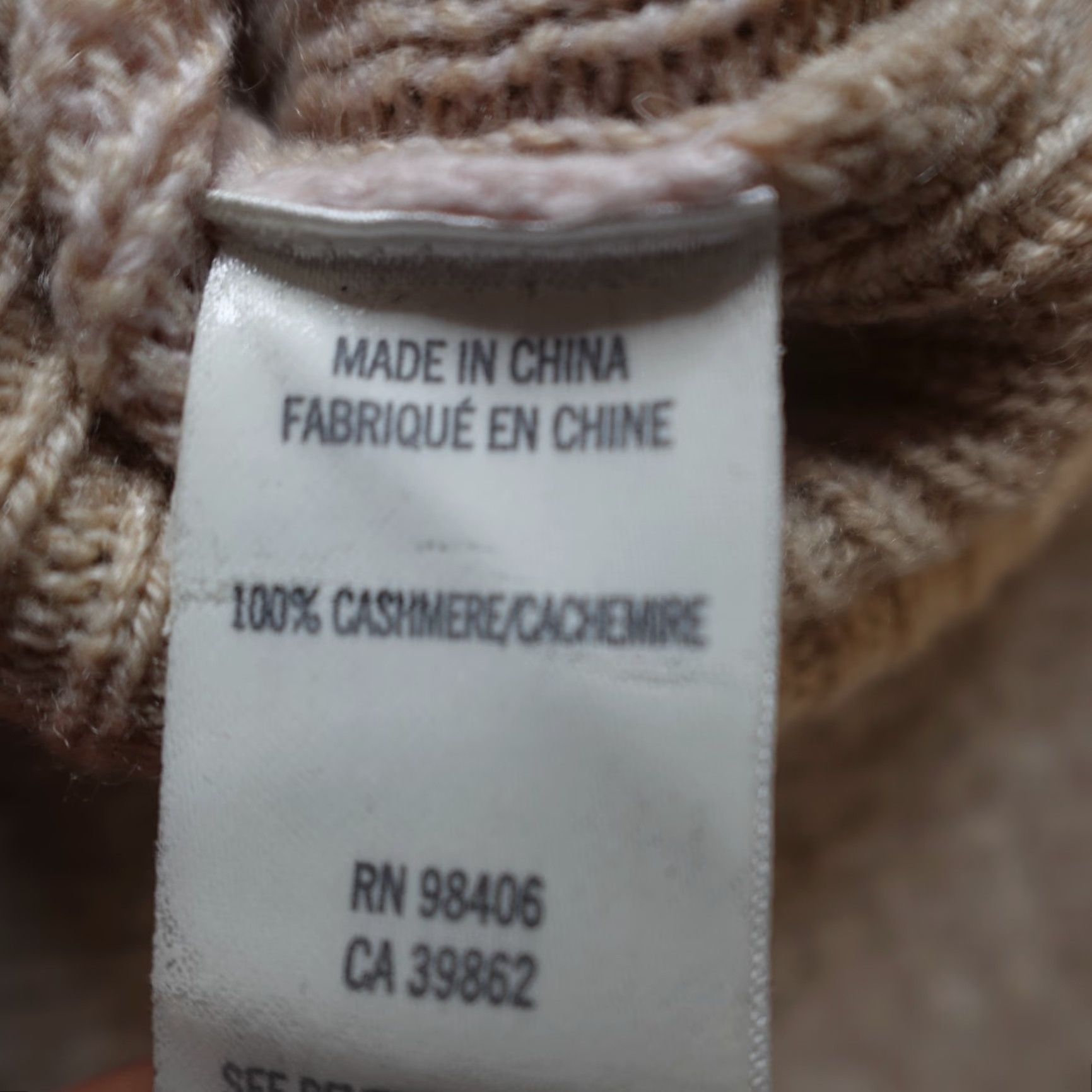 Theory Theory Womens Sweater S Beige Striped 100% Cashmere Pullover Knit Casual Winter Womens Size S / US 4 / IT 40 - 4 Thumbnail