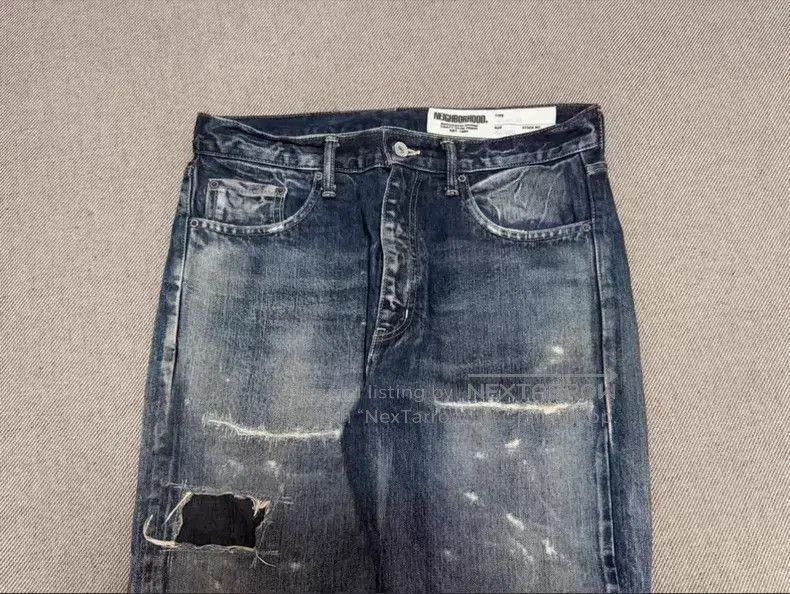 Neighborhood Neighborhood Size M Ripped and Aged Denim Jeans Size US 27 - 3 Thumbnail