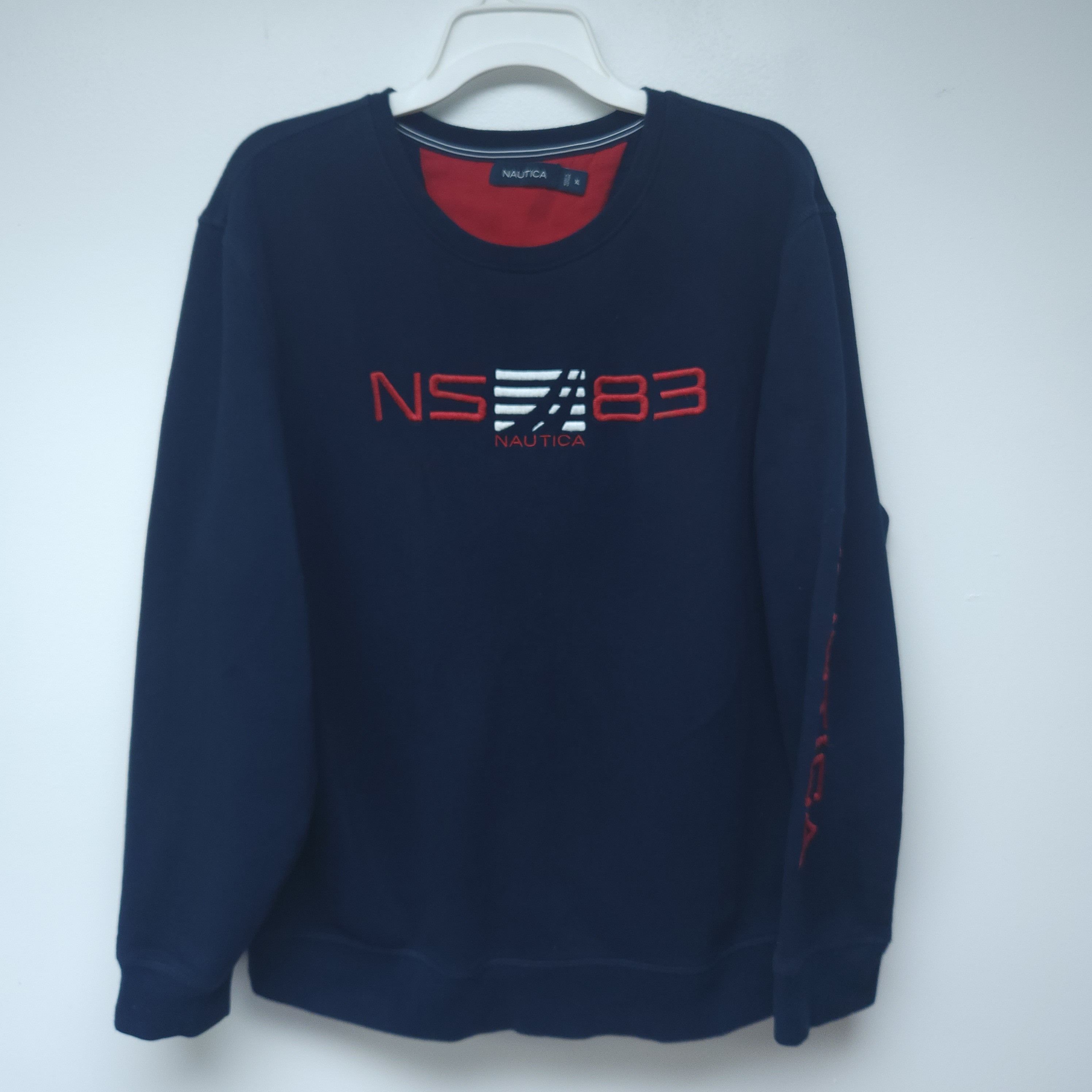 Nautica × Vintage Vintage Nautica NS83 Sweatshirt Size US XL / EU 56 / 4 - 1 Thumbnail