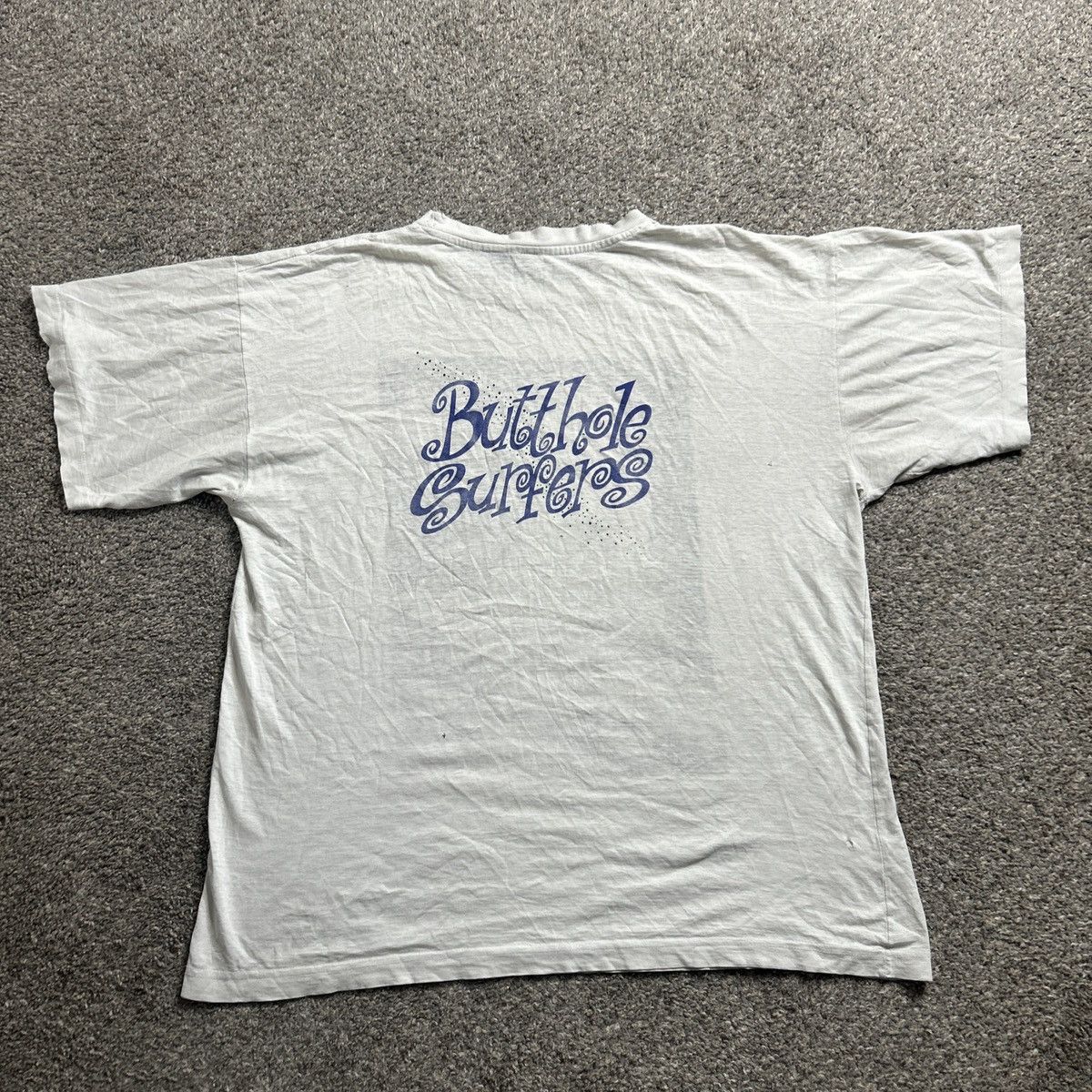 Band Tees × Giant × Vintage Vintage 1994 butthole surfers coop pinup space girl band tee Size US XL / EU 56 / 4 - 2 Thumbnail
