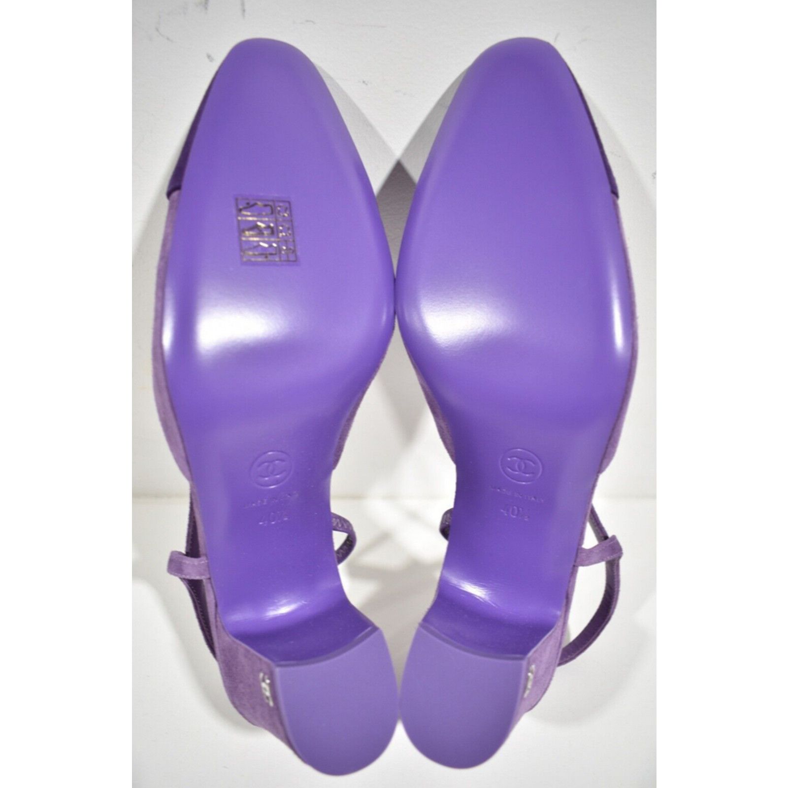 Chanel 23S Mademoiselle Coco Sling Slingback Sandal Block Heel 40.5 Size US 10.5 / IT 40.5 - 11 Thumbnail