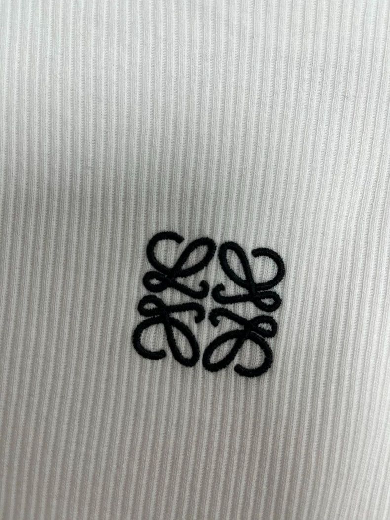 Loewe Loewe Logo Embroidered Long Sleeve Top - dmc Size US S / EU 44-46 / 1 - 1 Thumbnail
