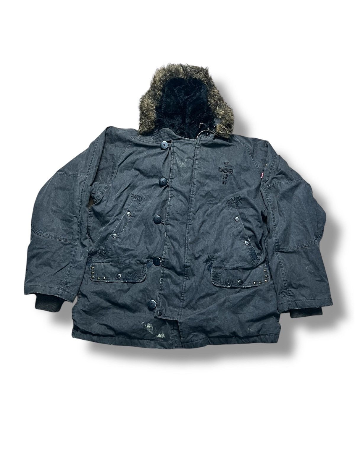 Rare Dog Town 1982 Skull Embroidered Parka (39)