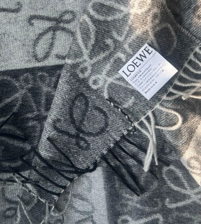 Loewe LOEWE size 38*180cm Wool scarf Size ONE SIZE - 9 Thumbnail