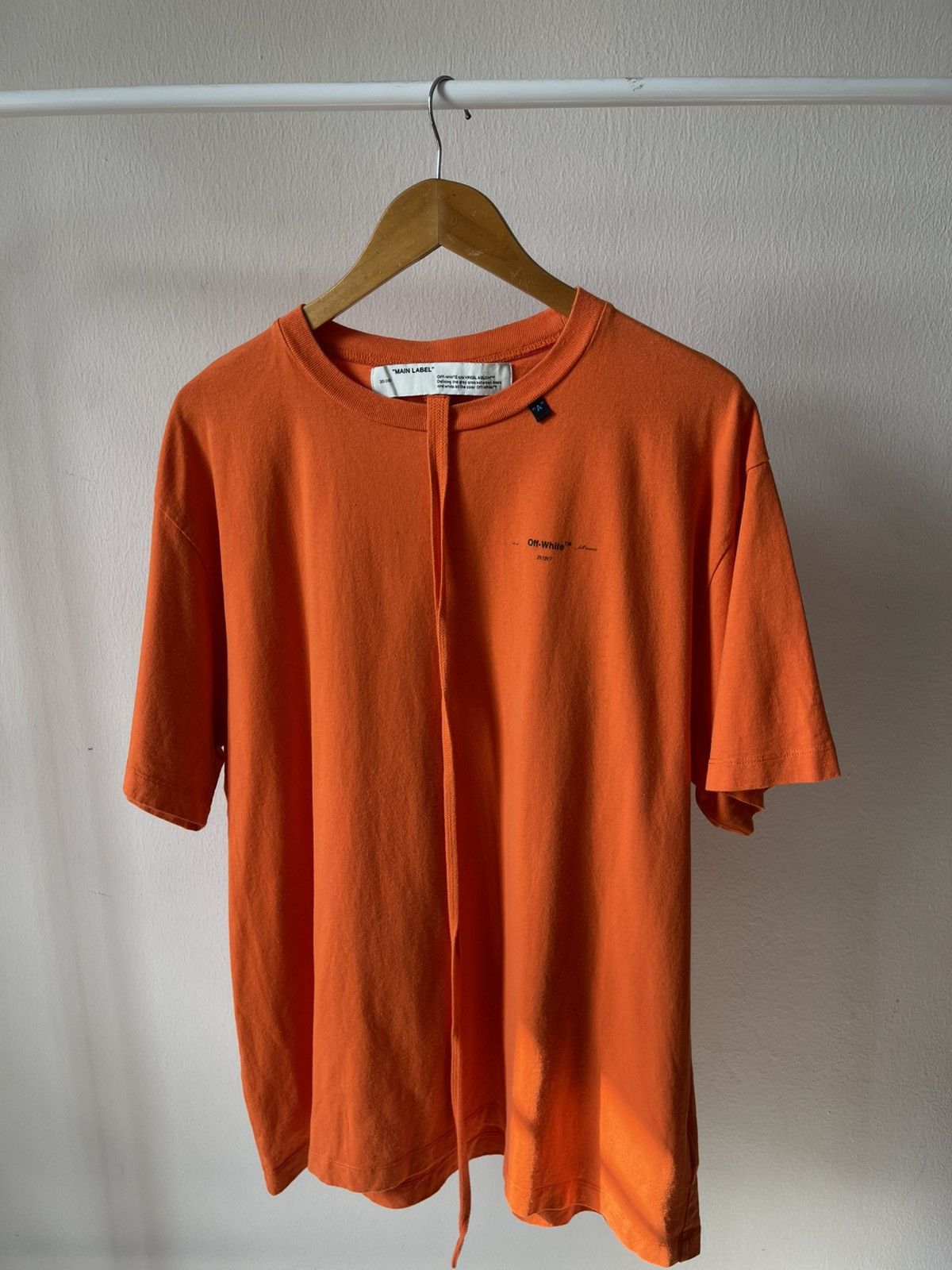 Off-White F/W2020 Off White Orange Tee A1 Size US XL / EU 56 / 4 - 6 Thumbnail